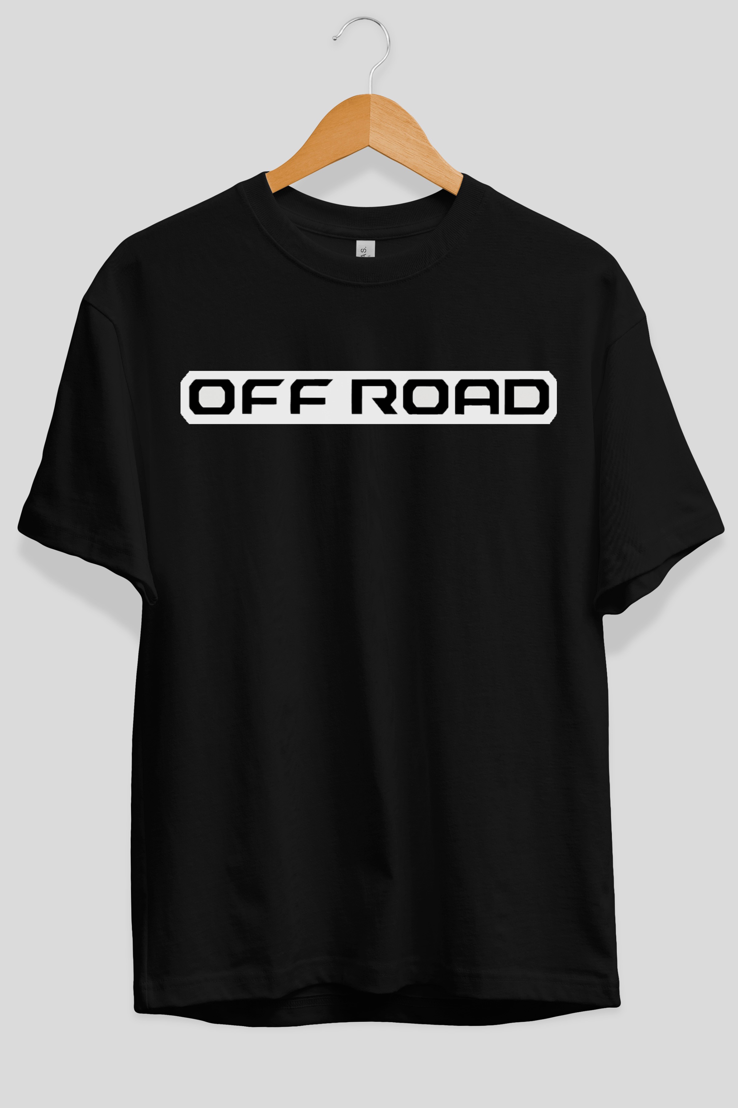 Off Road Ön Baskılı Oversize t-shirt %100 pamuk Erkek Kadın Unisex