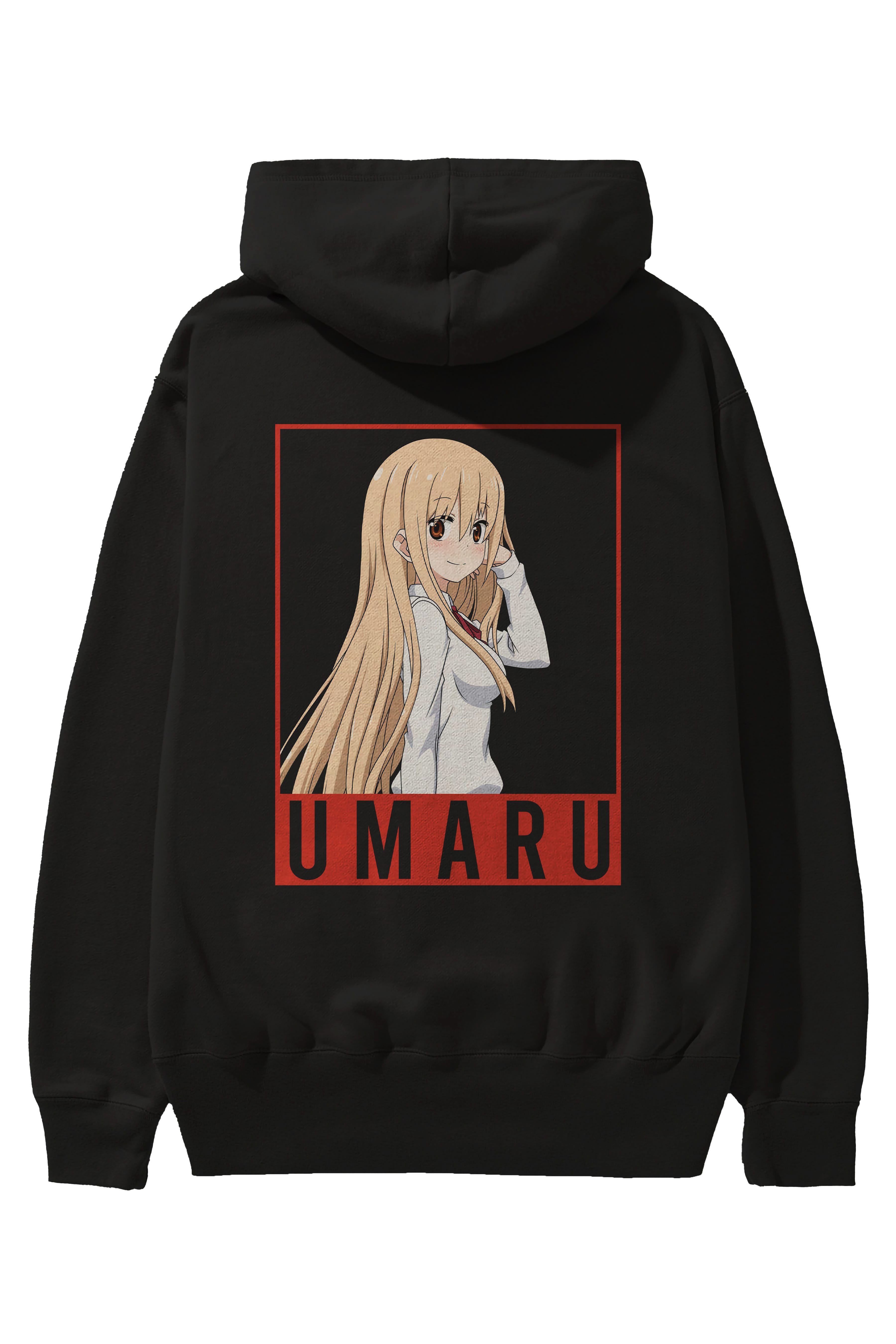 Umaru Doma 2 Anime Arka Baskılı Hoodie Oversize Kapüşonlu Sweatshirt Erkek Kadın Unisex