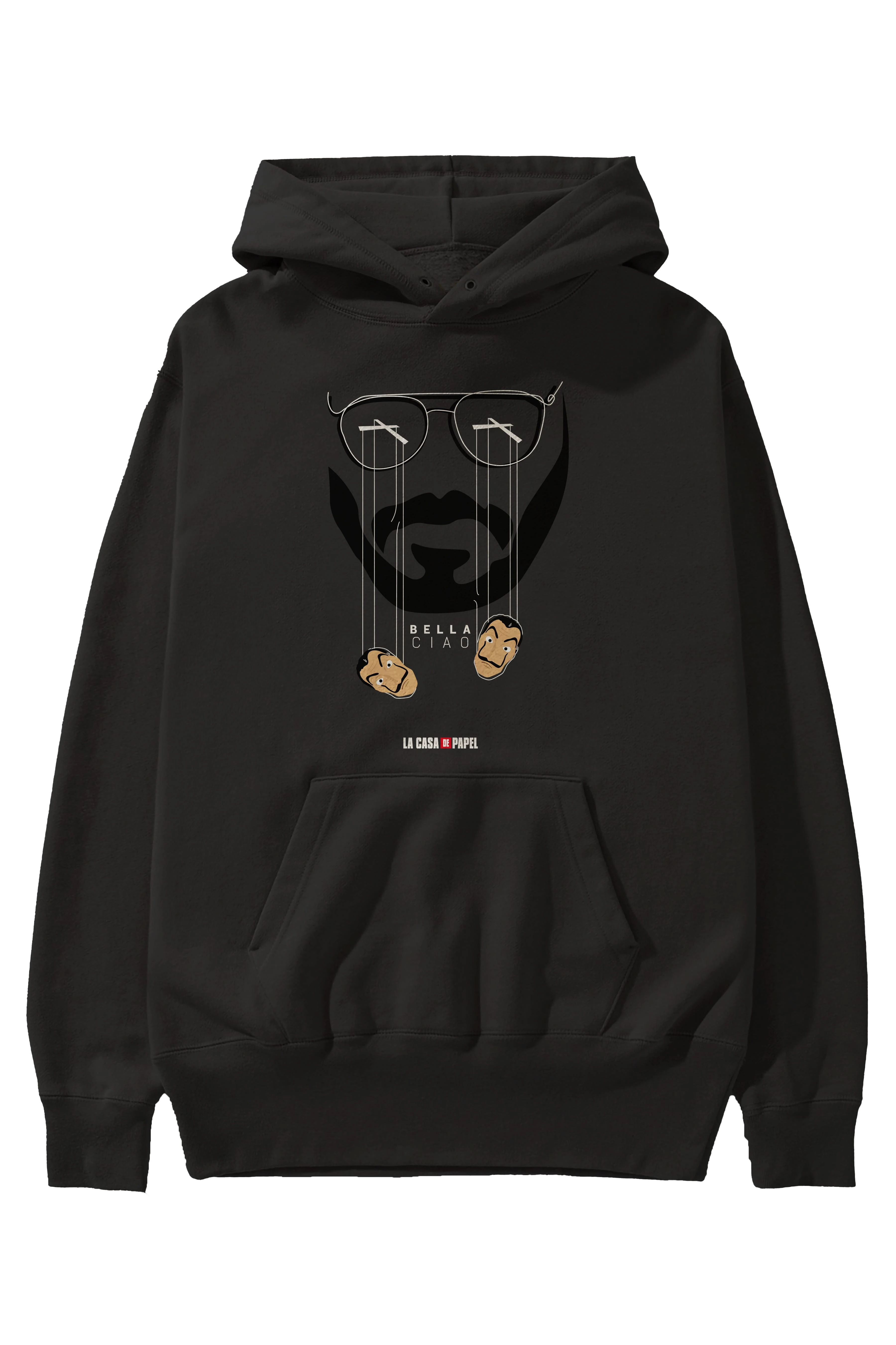 La Casa De Papel (11) Ön Baskılı Hoodie Oversize Kapüşonlu Sweatshirt Erkek Kadın Unisex
