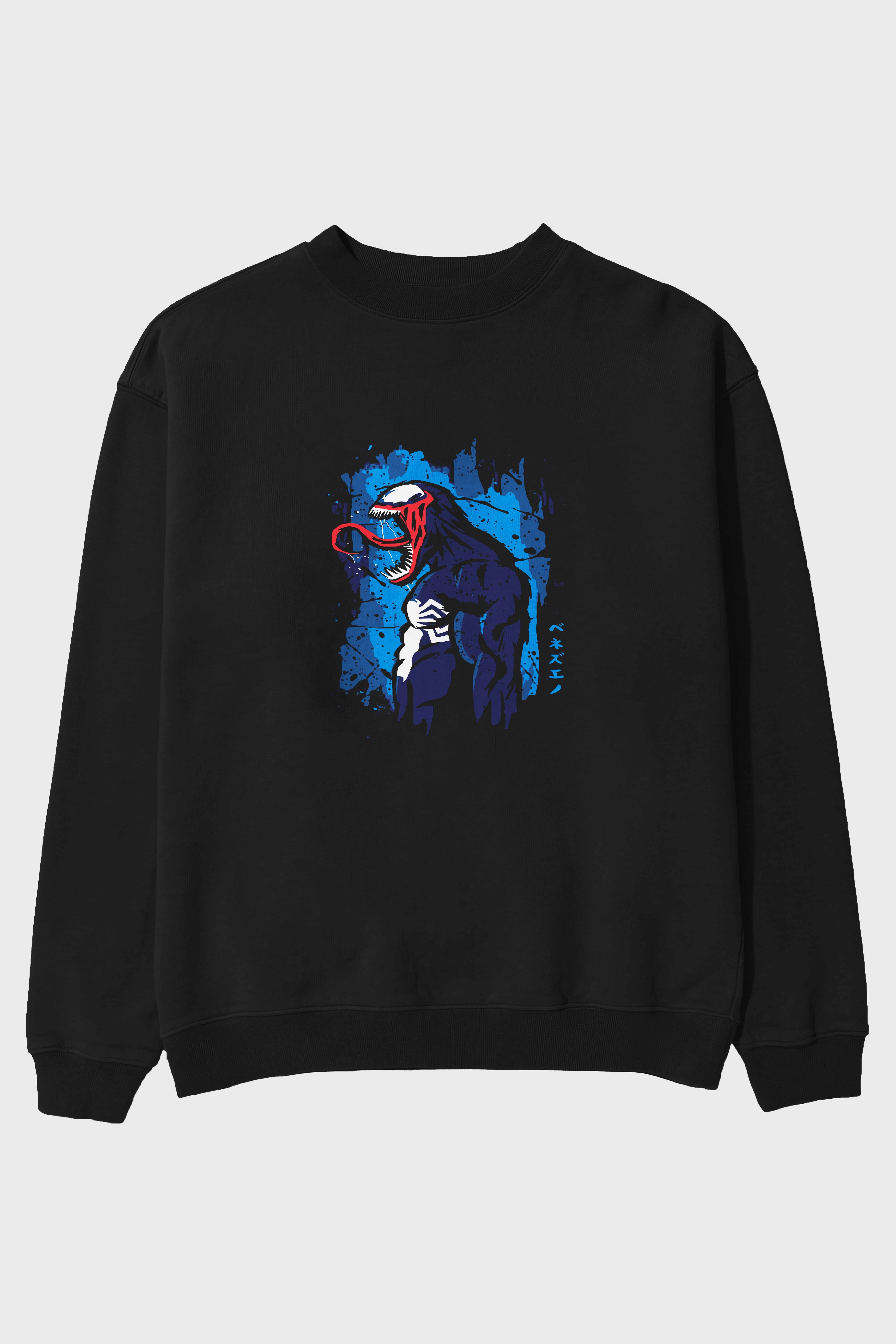 Venom (24) Ön Baskılı Oversize Sweatshirt Erkek Kadın Unisex