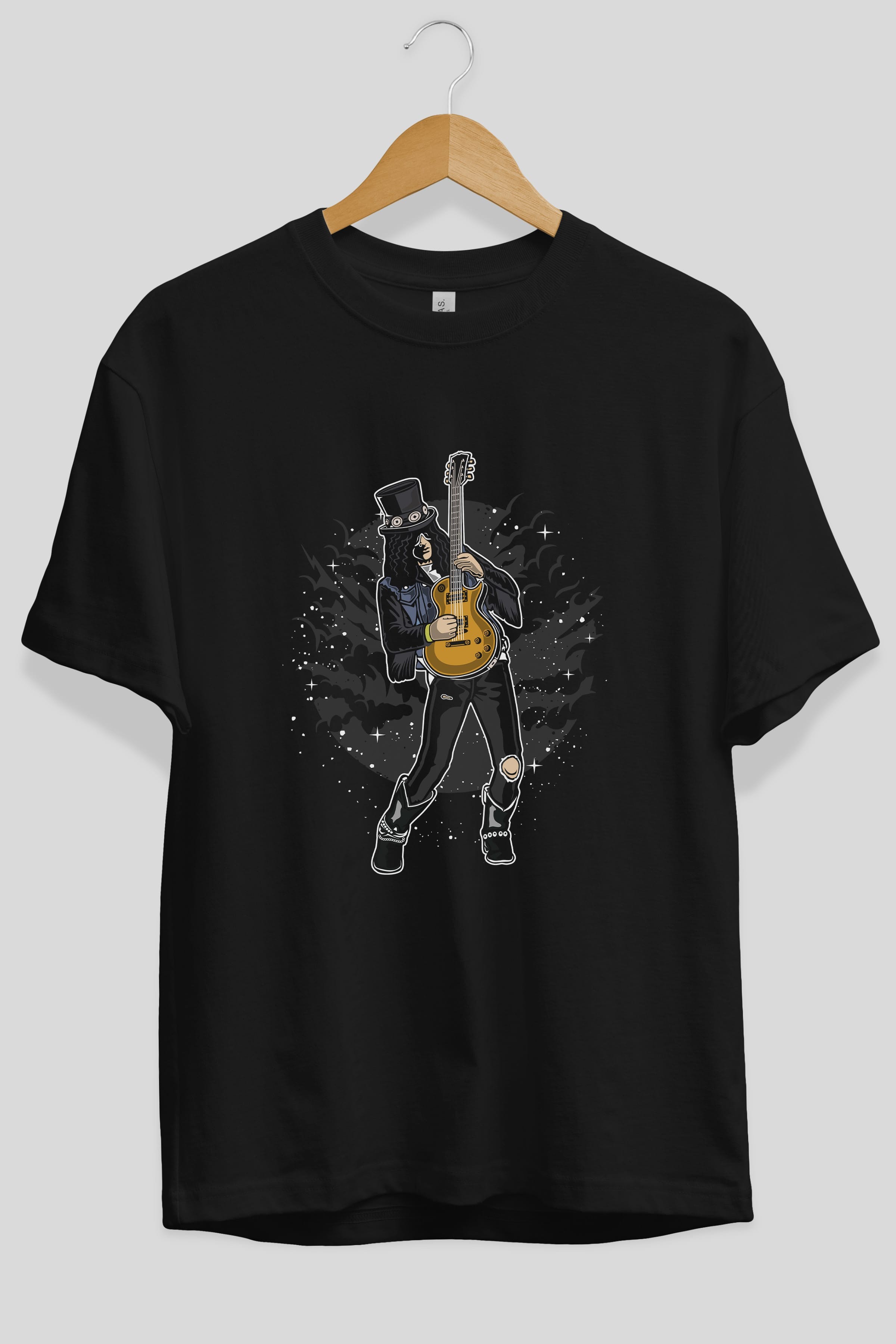 SLASH Ön Baskılı Oversize t-shirt Erkek Kadın Unisex %100 Pamuk tişort