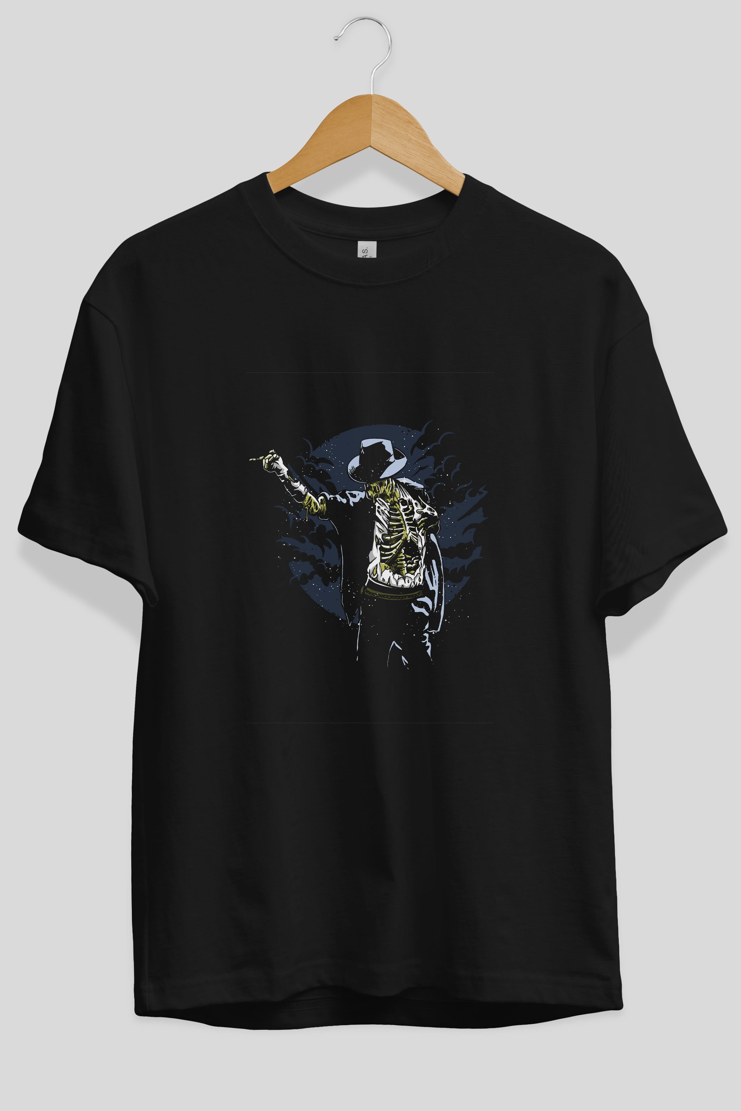 Zombie Pop Ön Baskılı Oversize t-shirt Erkek Kadın Unisex %100 Pamuk tişort