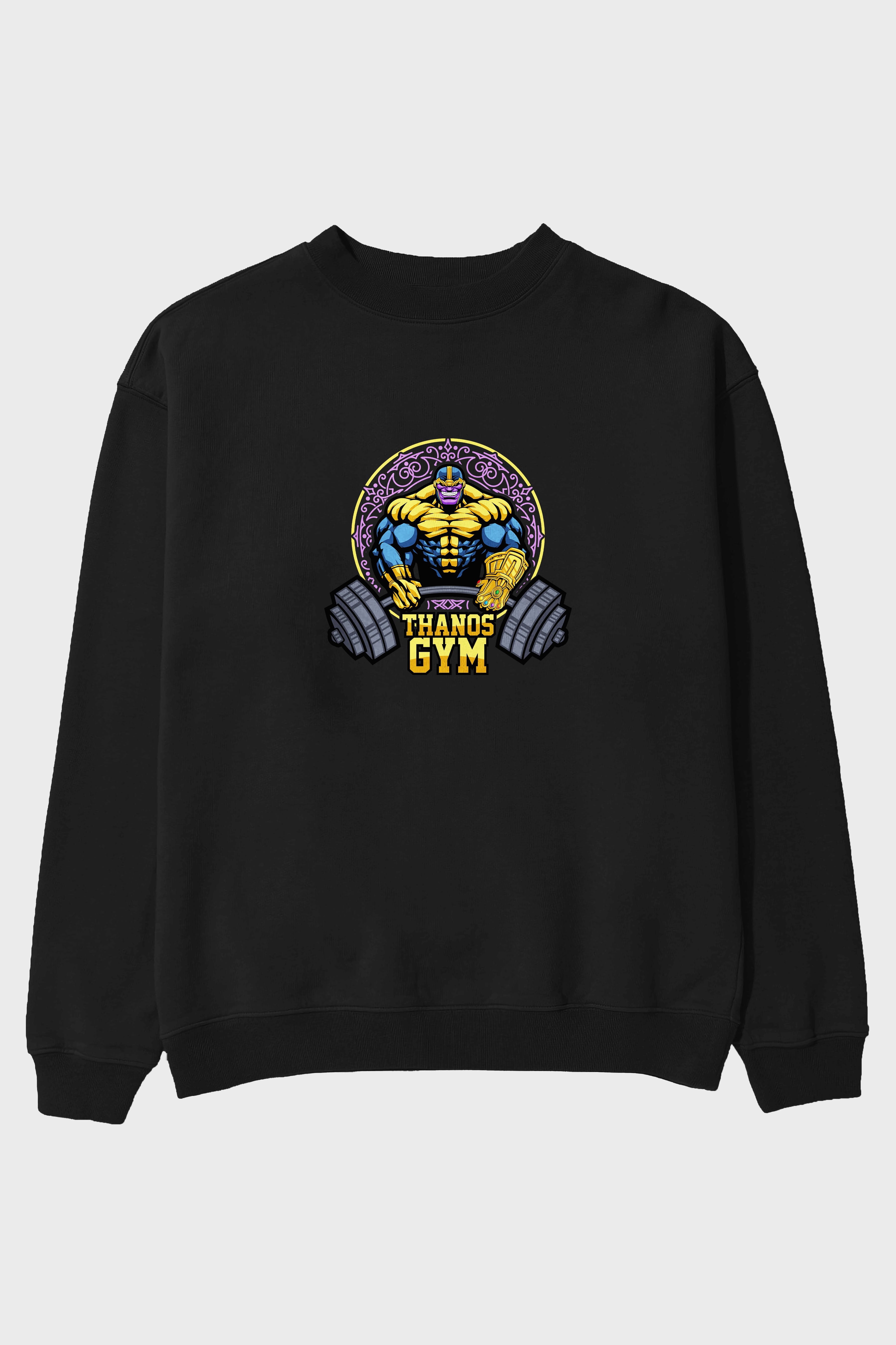 Thanos GYM Ön Baskılı Oversize Sweatshirt Erkek Kadın Unisex