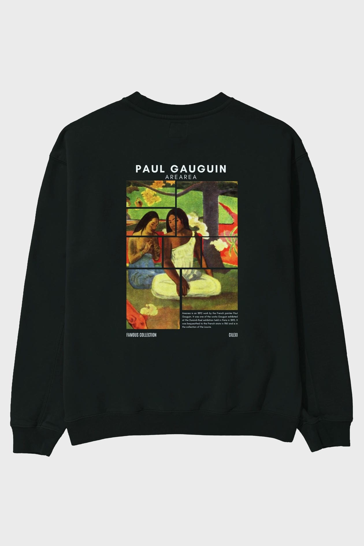 Paul Gauguin Arearea Arka Baskılı Oversize Sweatshirt Erkek Kadın Unisex