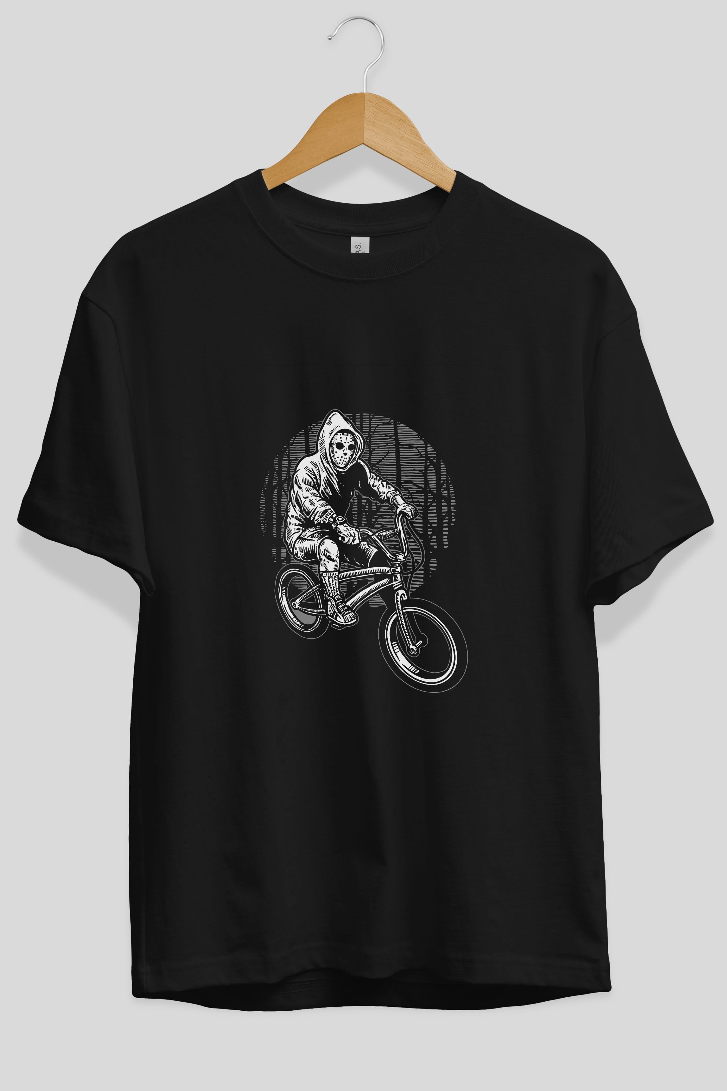 Ride Bike To Kill Ön Baskılı Oversize t-shirt Erkek Kadın Unisex %100 Pamuk tişort