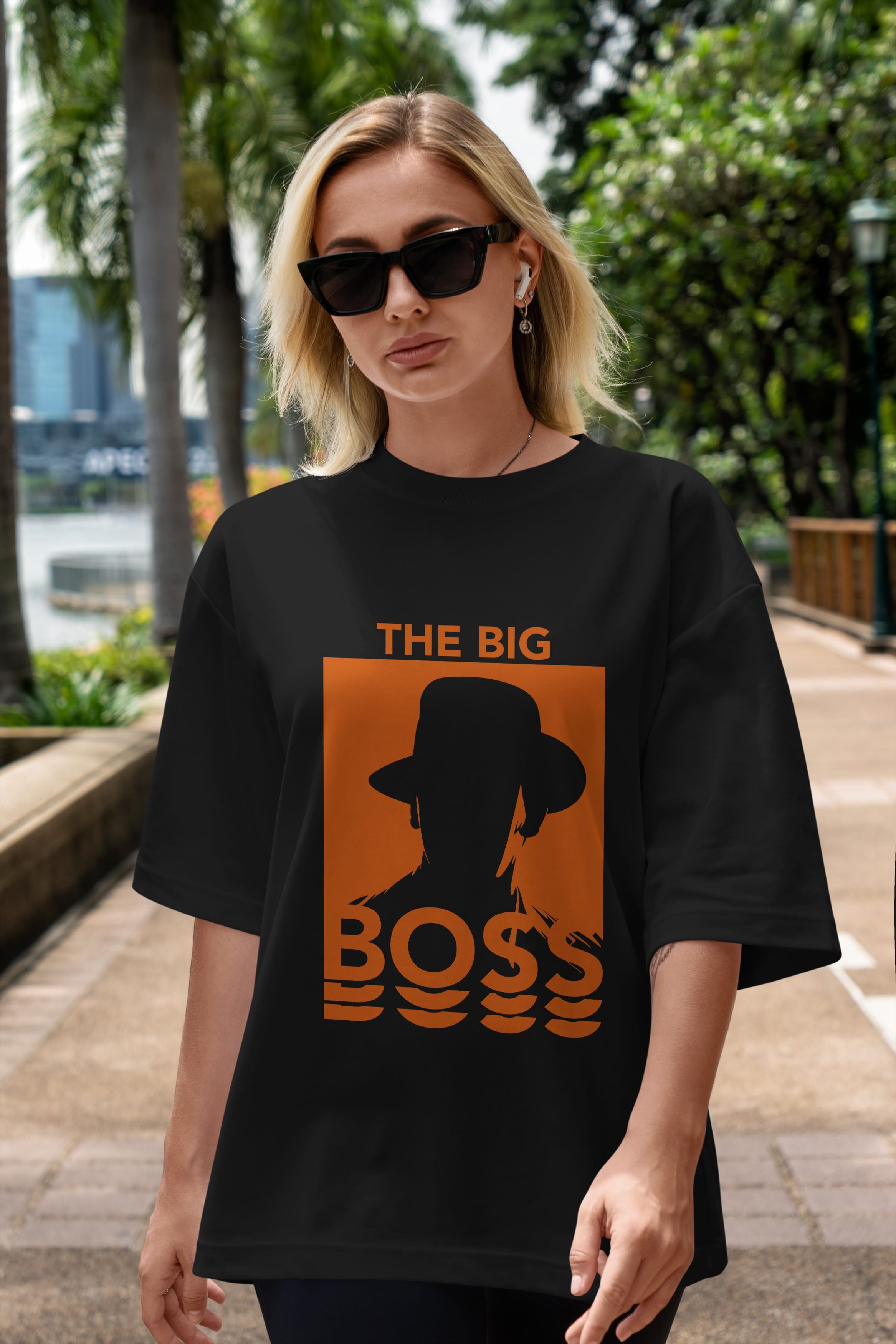 The Big Boss Ön Baskılı Oversize t-shirt Erkek Kadın Unisex