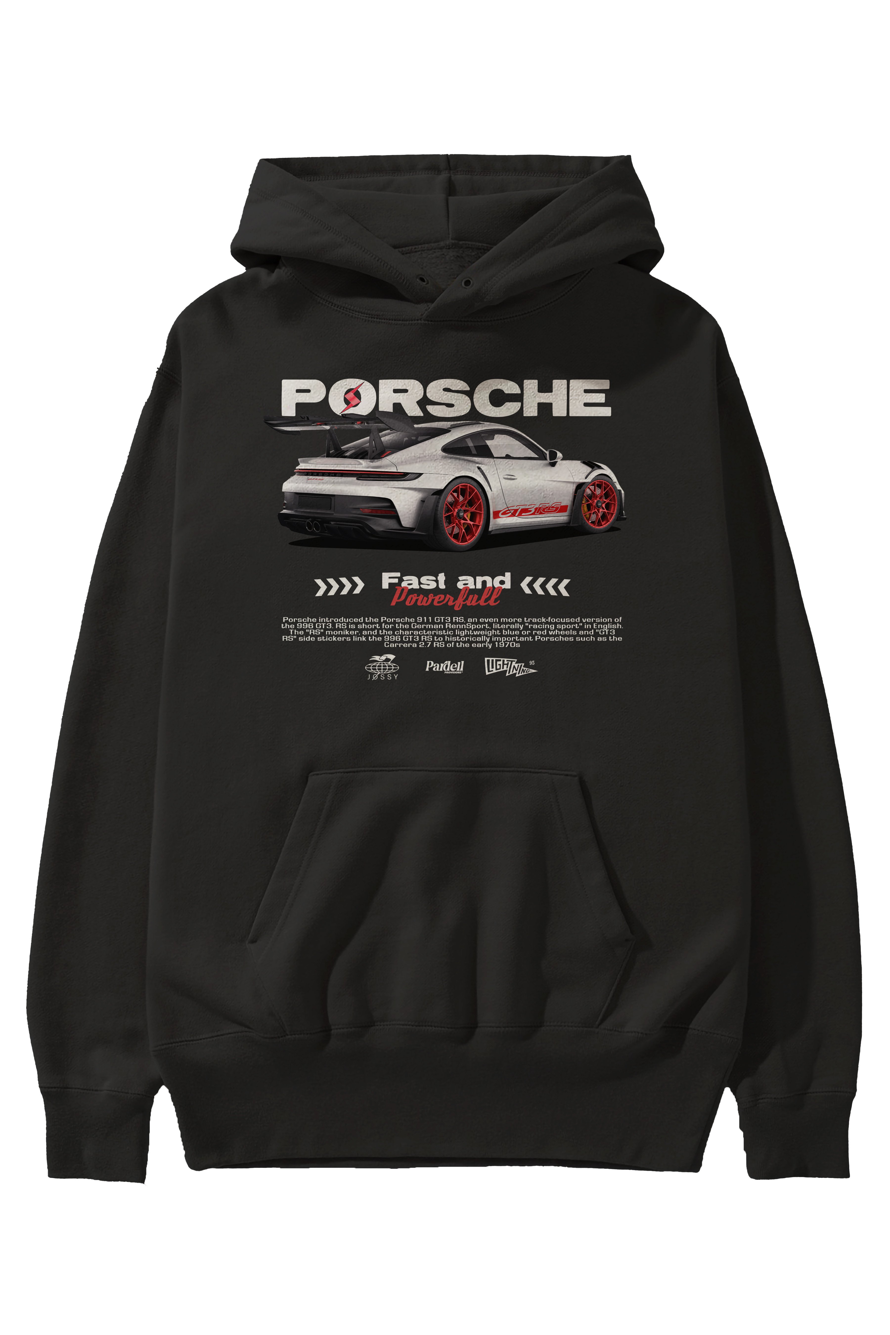 PORSCHE 911 2024 Ön Baskılı Hoodie Oversize Kapüşonlu Sweatshirt Erkek Kadın Unisex