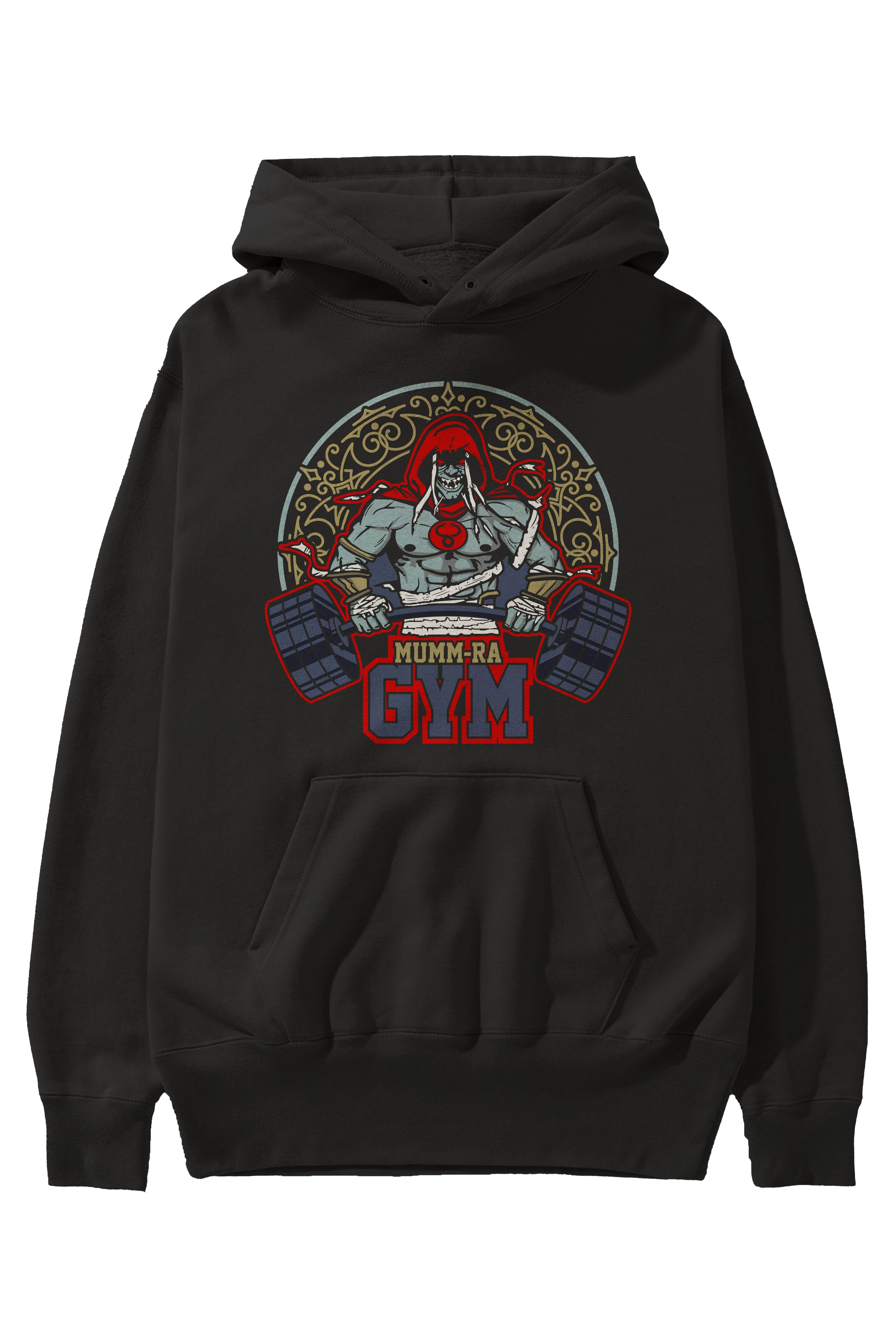 Mumm-ra GYM Ön Baskılı Hoodie Oversize Kapüşonlu Sweatshirt Erkek Kadın Unisex