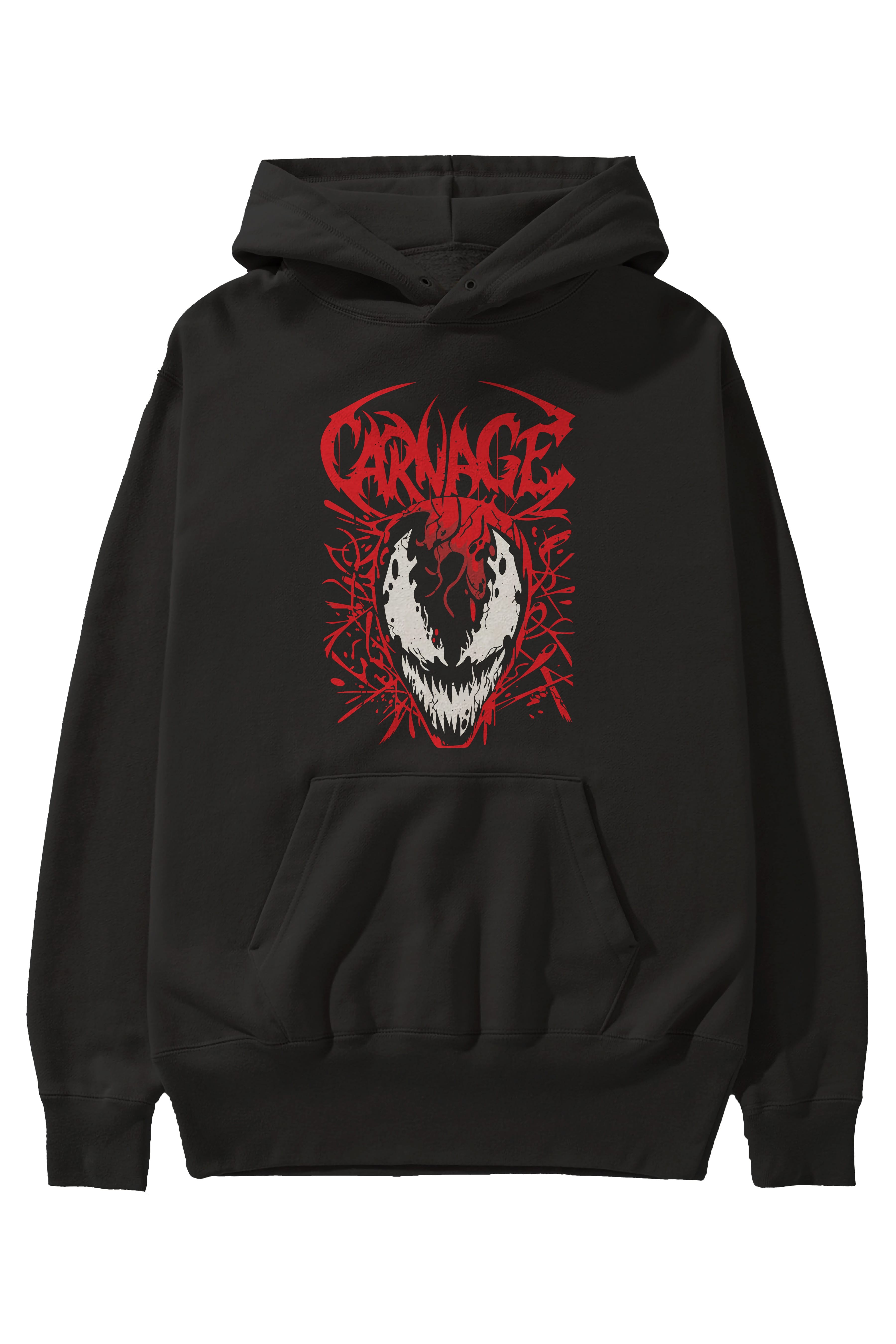 Venom (22) Ön Baskılı Hoodie Oversize Kapüşonlu Sweatshirt Erkek Kadın Unisex