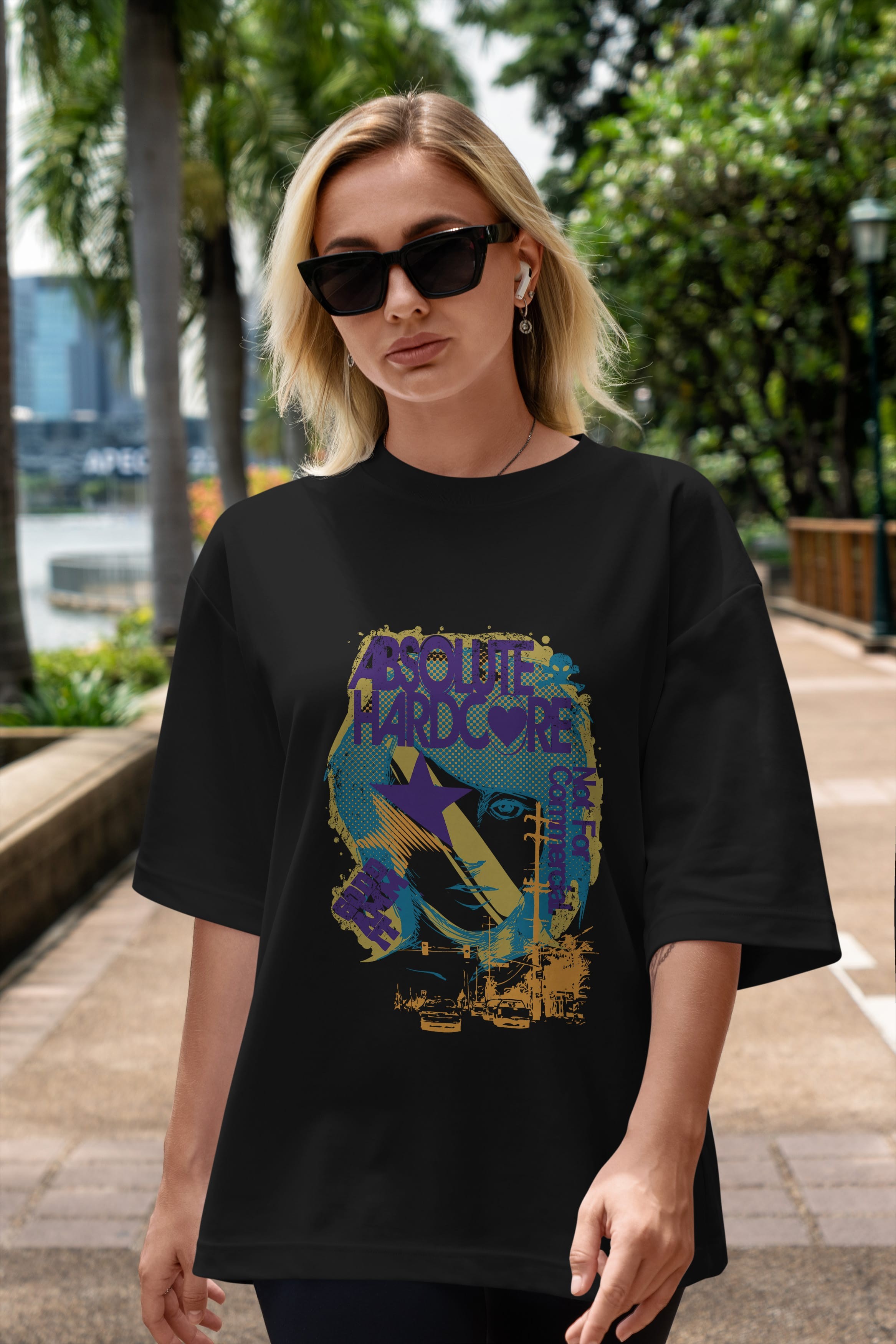 Absolute Hardcore Ön Baskılı Oversize t-shirt Erkek Kadın Unisex