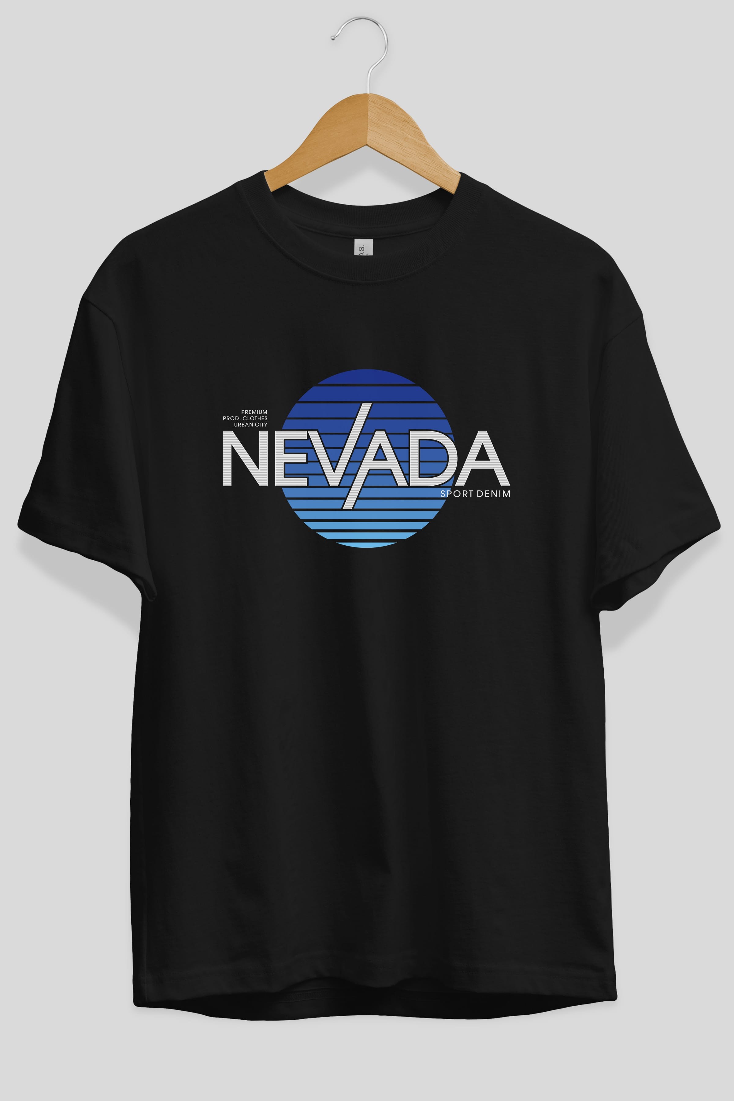 Nevada Ön Baskılı Oversize t-shirt Erkek Kadın Unisex