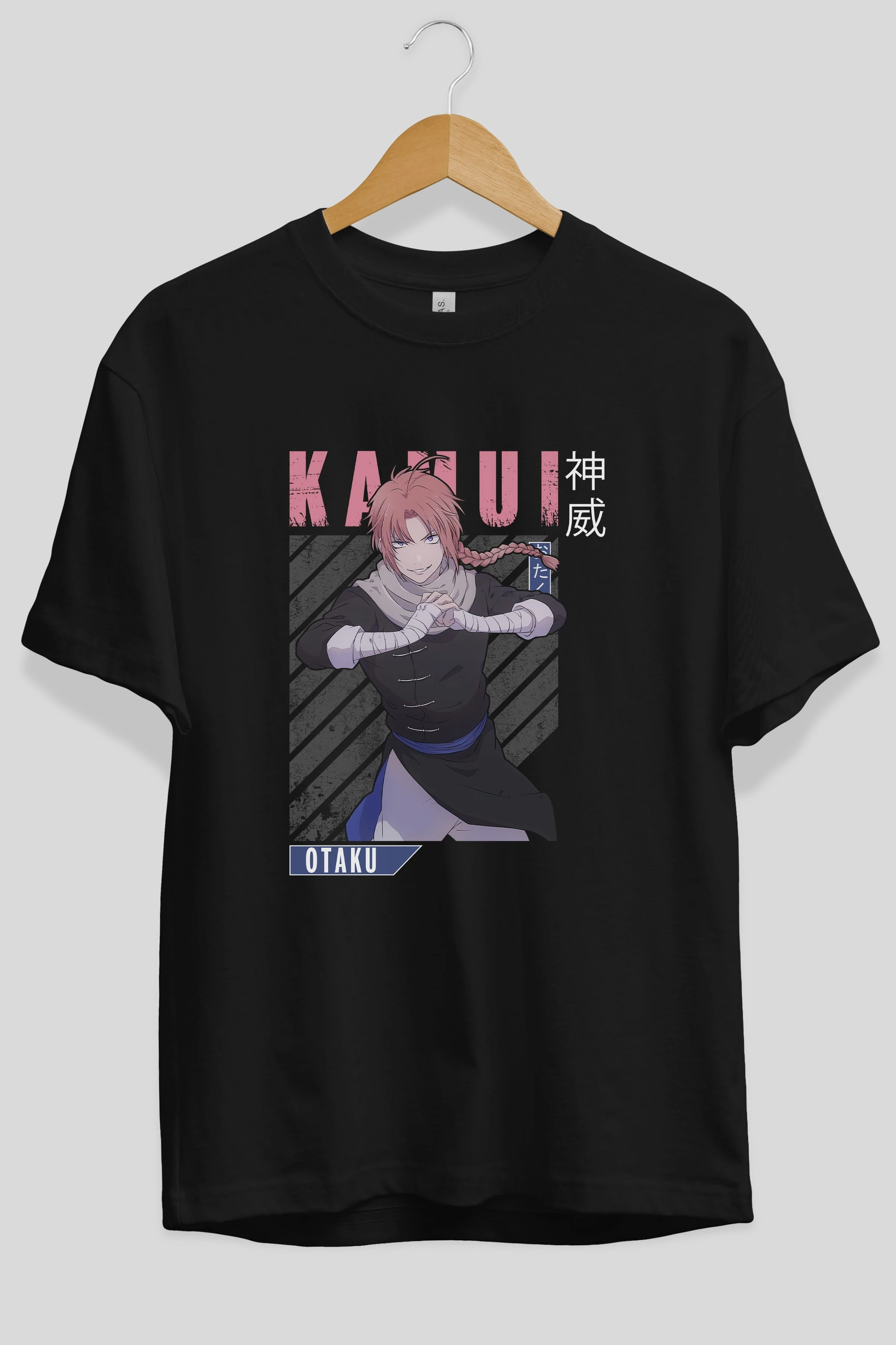 Kamui GINTAMA Anime Ön Baskılı Oversize t-shirt %100 pamuk Erkek Kadın Unisex