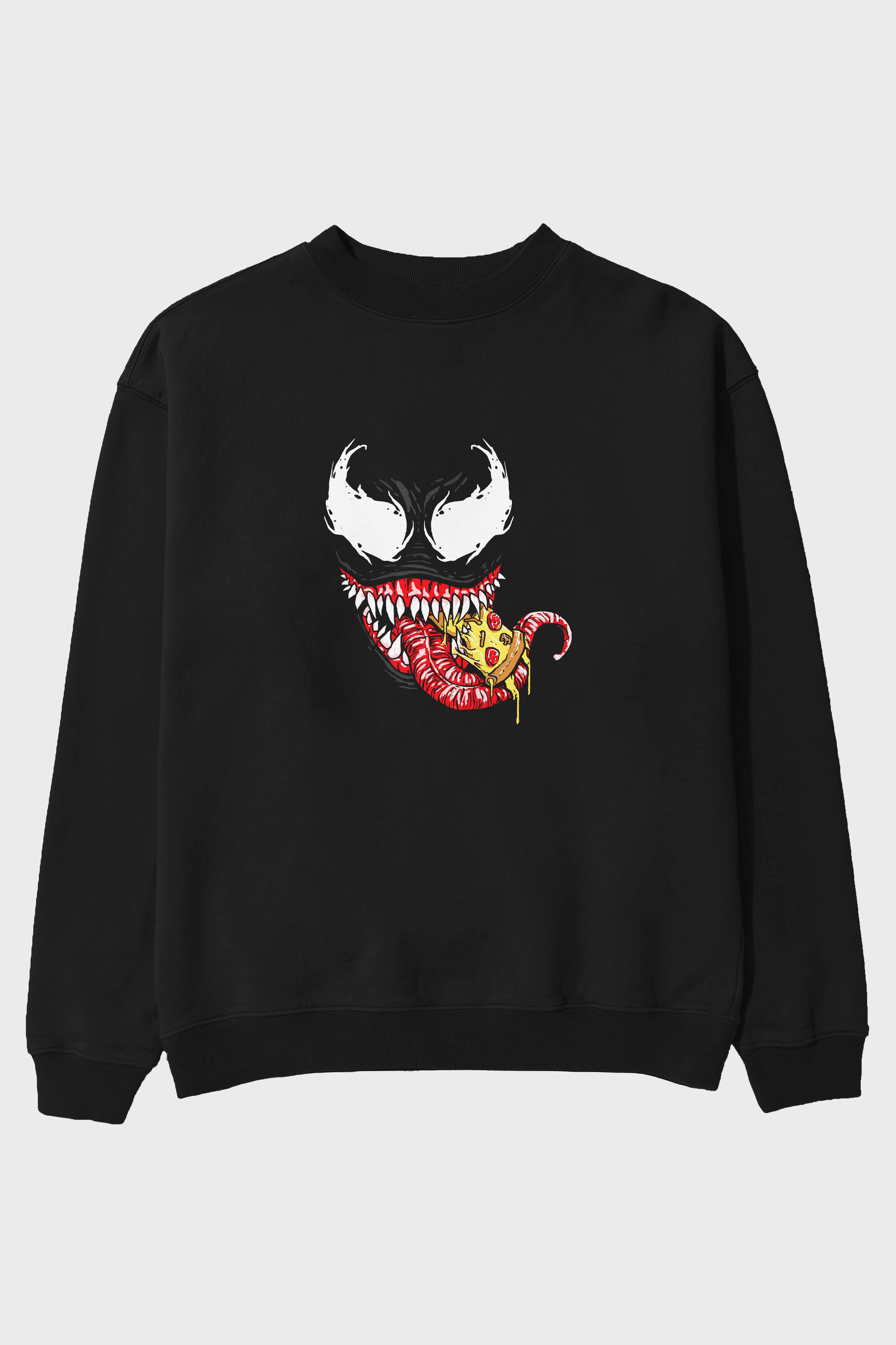 Venom (1) Ön Baskılı Oversize Sweatshirt Erkek Kadın Unisex