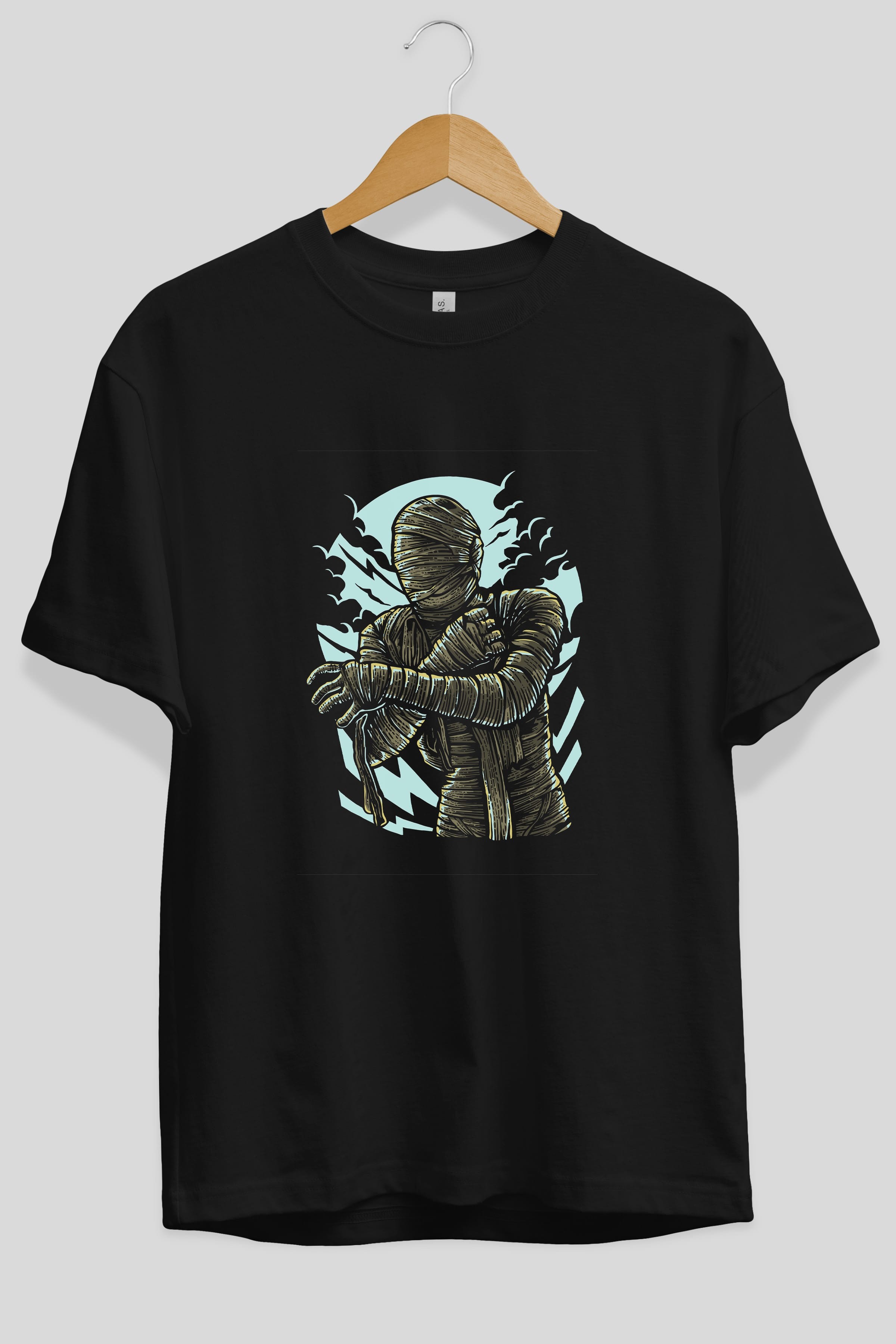 The Mummy Ön Baskılı Oversize t-shirt Erkek Kadın Unisex %100 Pamuk tişort