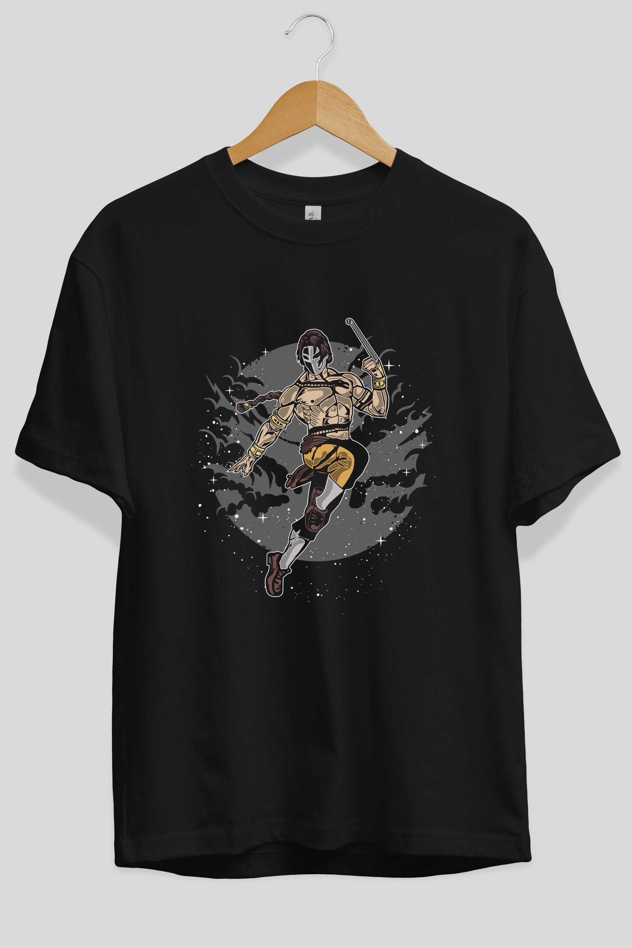Vega Ön Baskılı Oversize t-shirt Erkek Kadın Unisex %100 Pamuk tişort