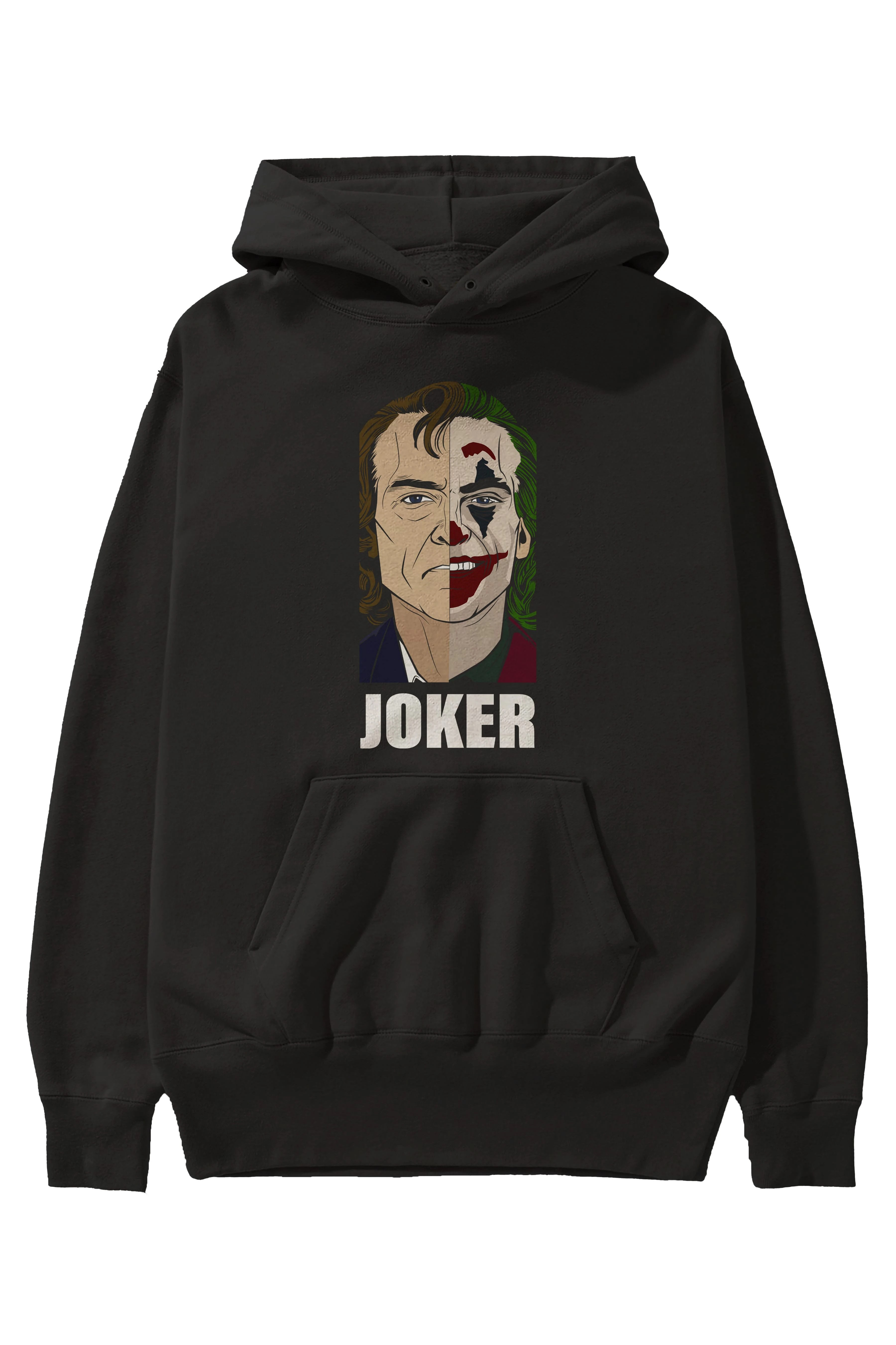 Joker (8) Ön Baskılı Hoodie Oversize Kapüşonlu Sweatshirt Erkek Kadın Unisex