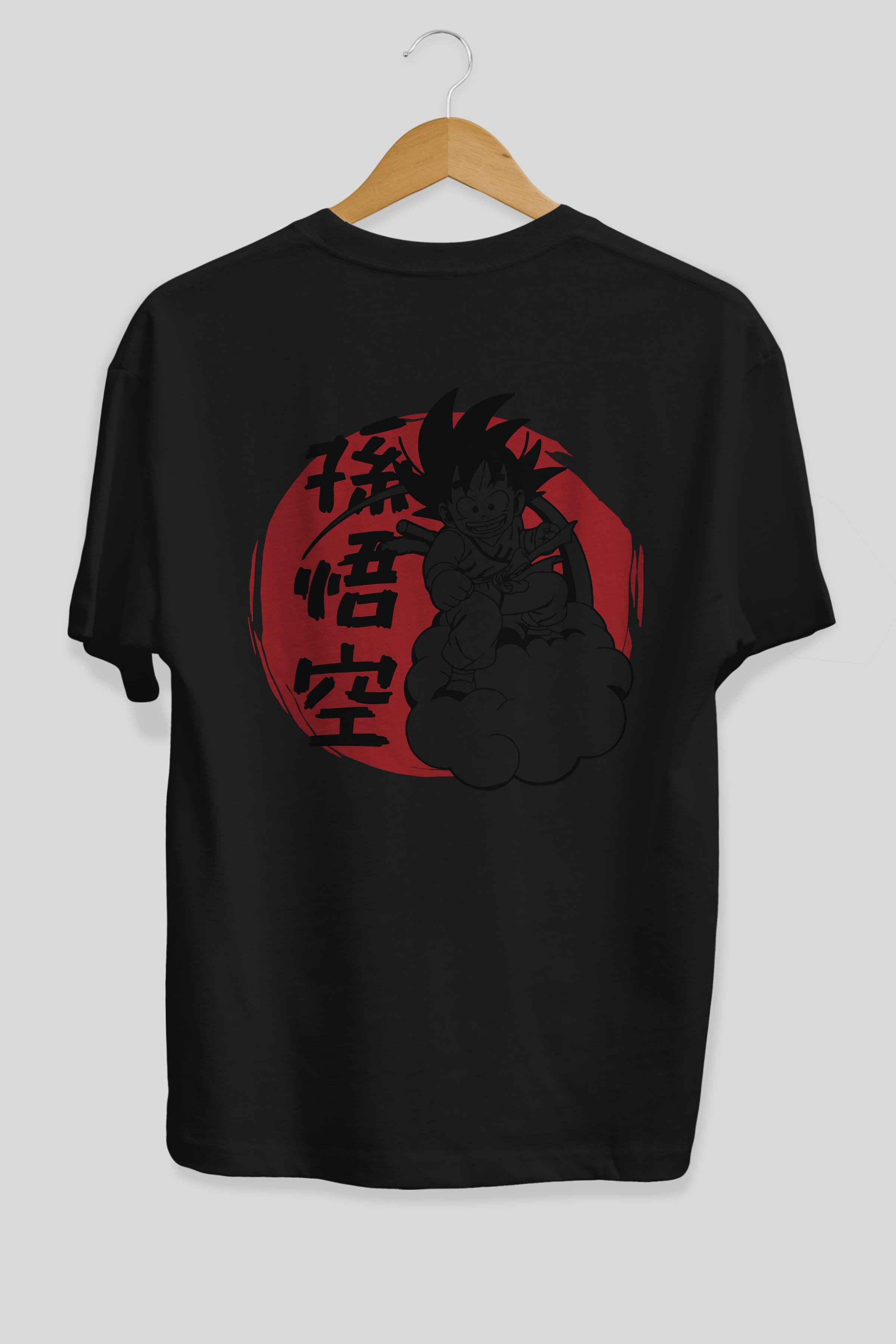 DRAGON BALL Anime Arka Baskılı Oversize t-shirt Erkek Kadın Unisex