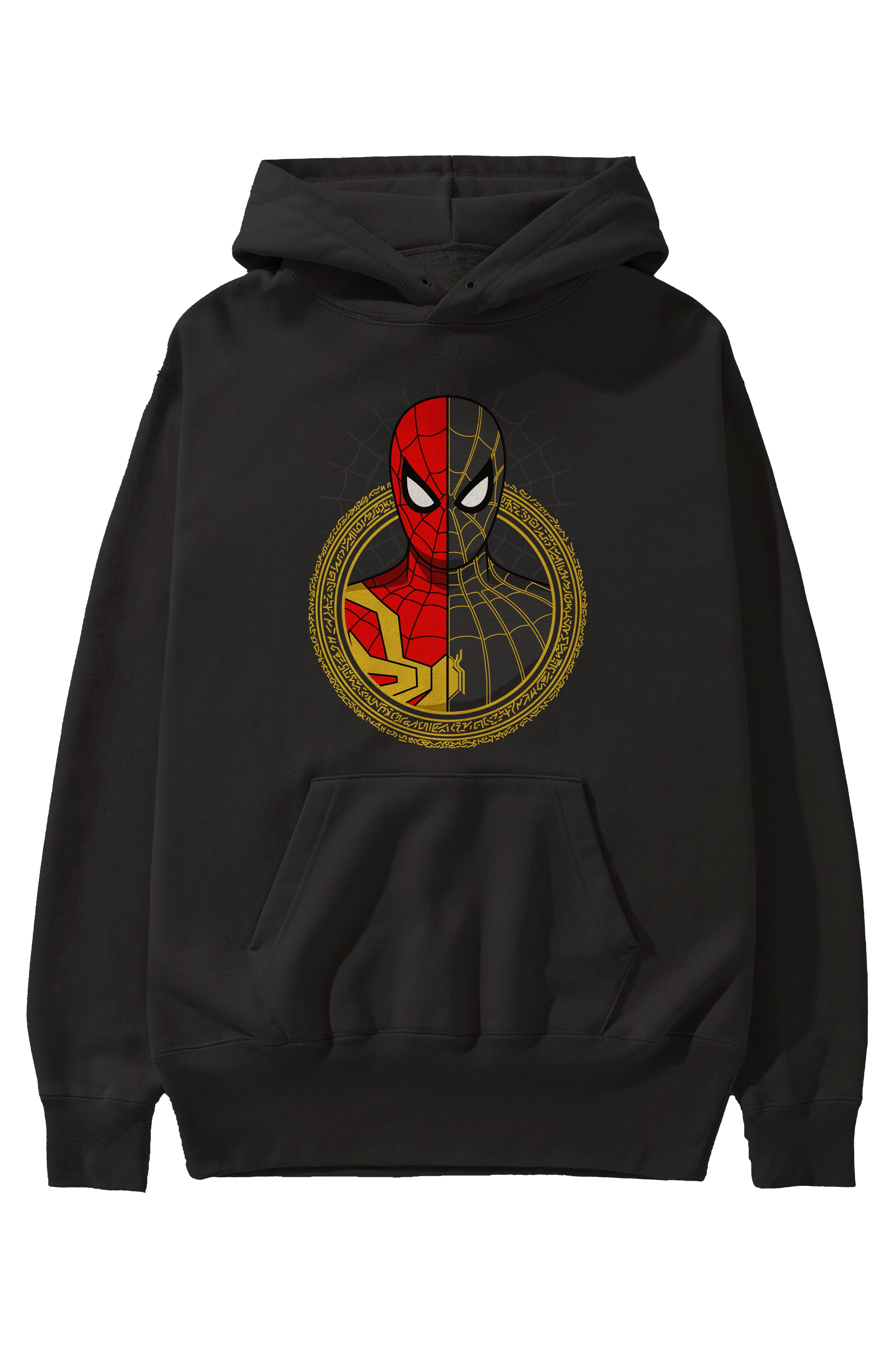 Spiderman (28) Ön Baskılı Hoodie Oversize Kapüşonlu Sweatshirt Erkek Kadın Unisex