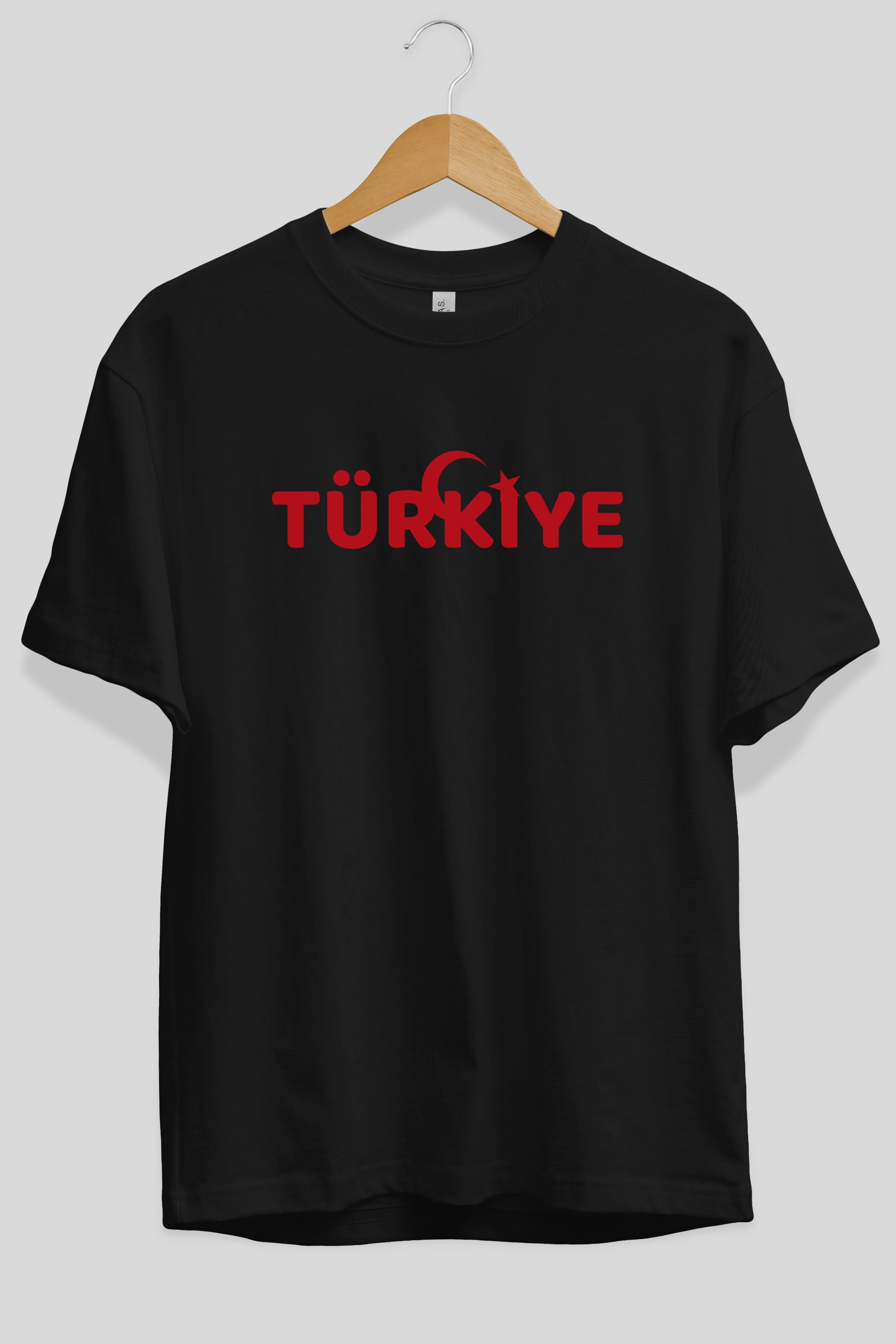 Türkiye Ön Baskılı Oversize t-shirt %100 pamuk Erkek Kadın Unisex