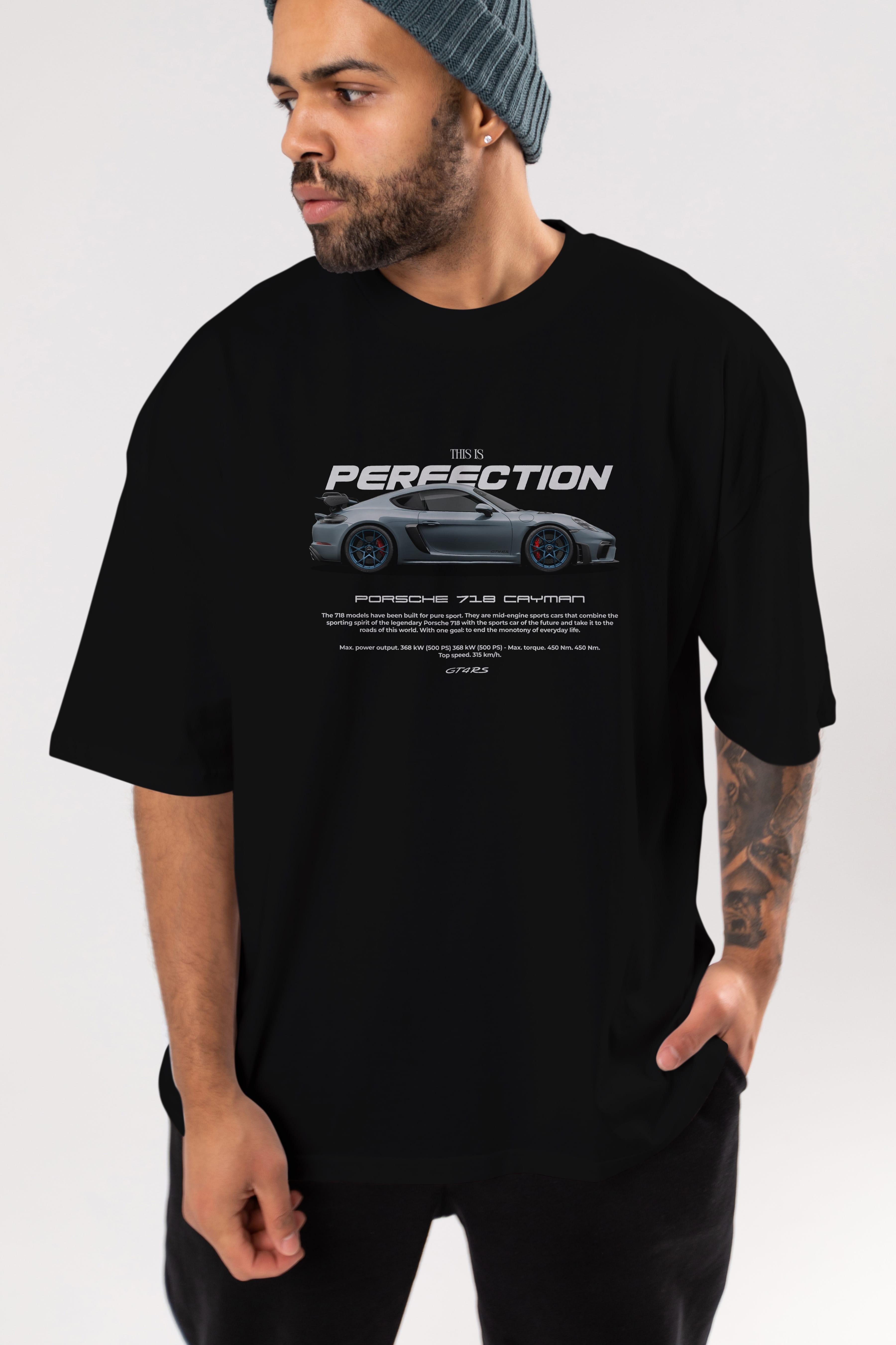 THIS IS PERFECTION Ön Baskılı Oversize t-shirt Erkek Kadın Unisex %100 Pamuk Bisiklet Yaka tişort