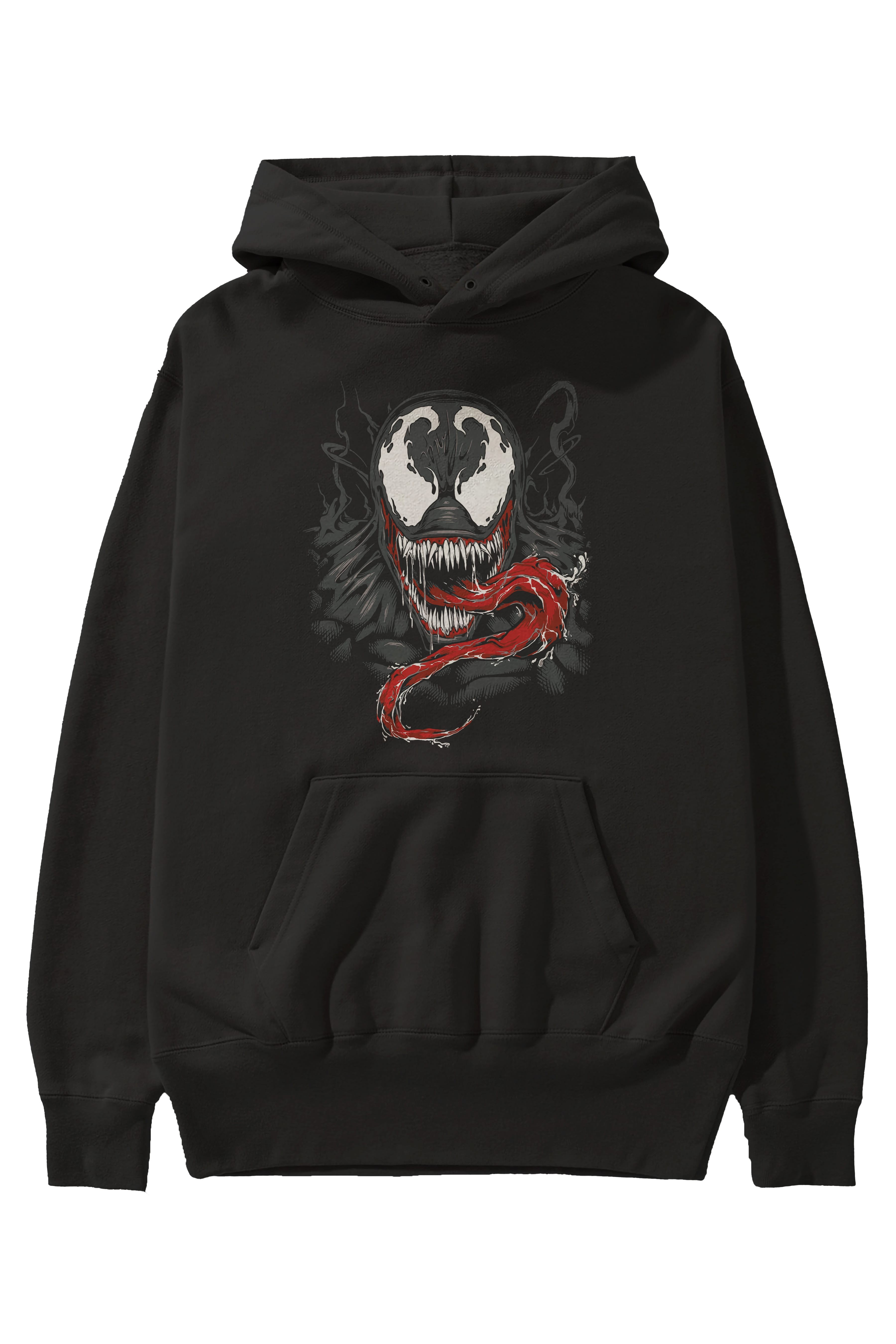 Venom (18) Ön Baskılı Hoodie Oversize Kapüşonlu Sweatshirt Erkek Kadın Unisex