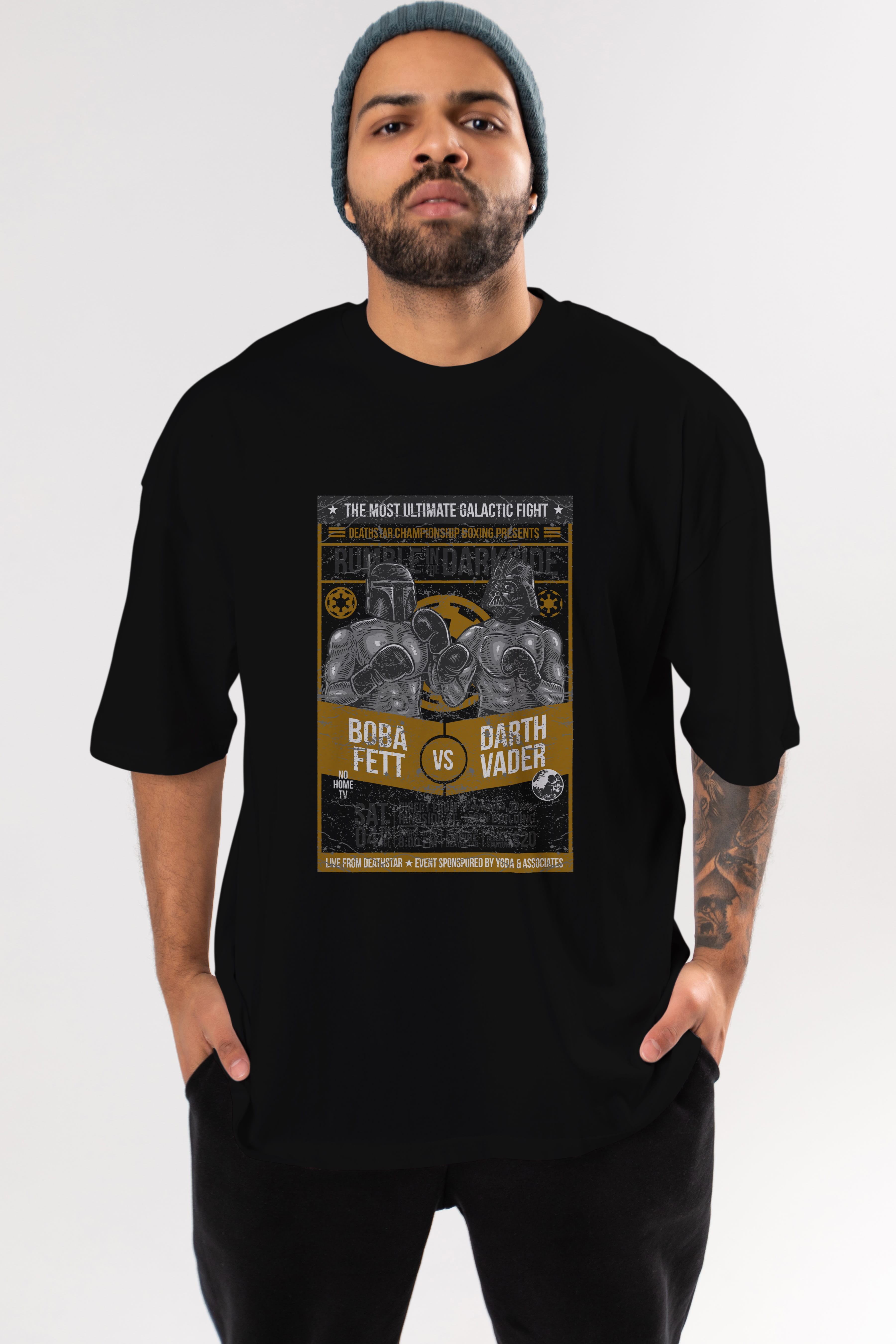 Rumble In The Darkside Ön Baskılı Oversize t-shirt Erkek Kadın Unisex %100 Pamuk tişort