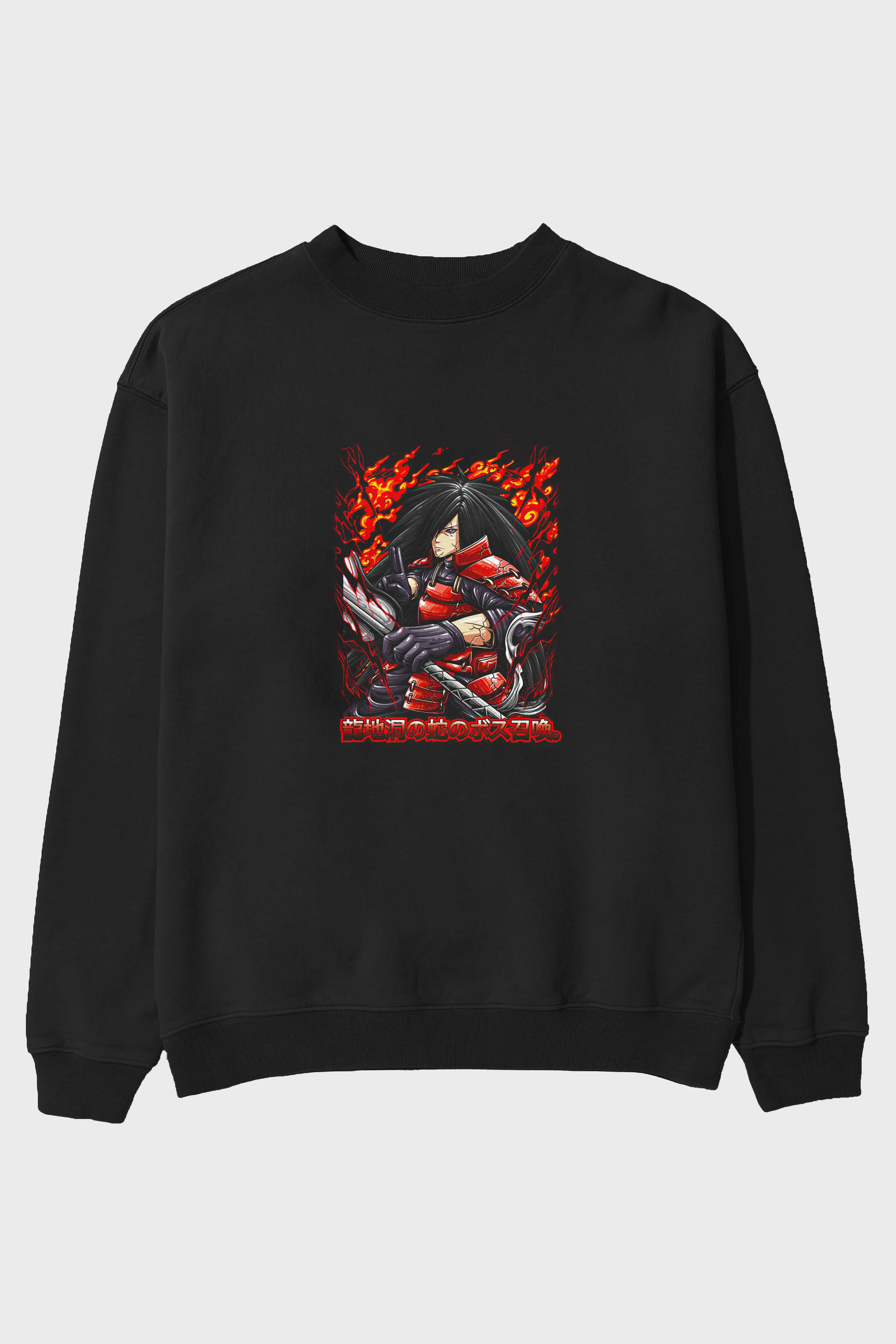 NARUTO (12) Anime Ön Baskılı Oversize Sweatshirt Erkek Kadın Unisex