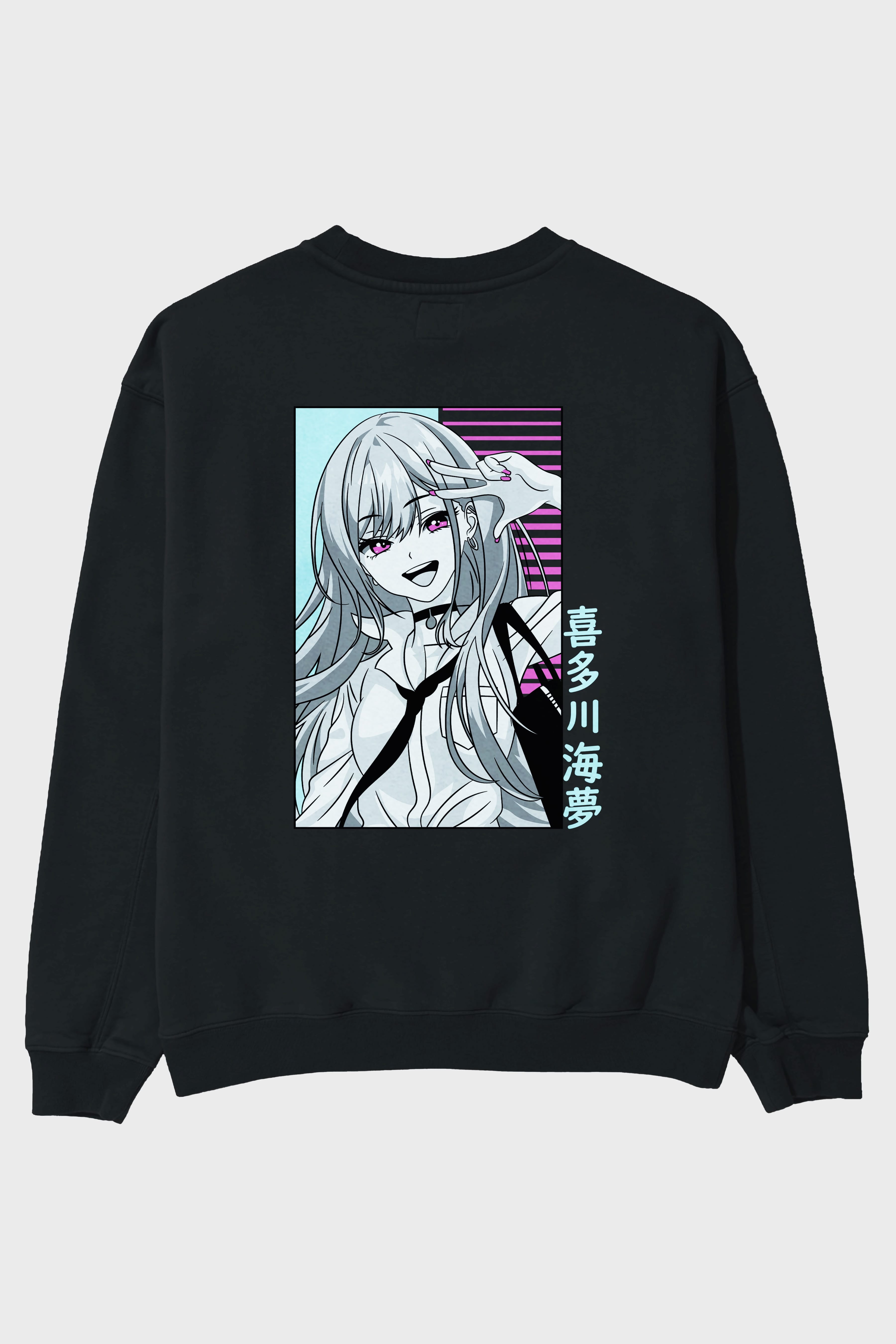 Marin Kitagawa 1 Anime Arka Baskılı Oversize Sweatshirt Erkek Kadın Unisex