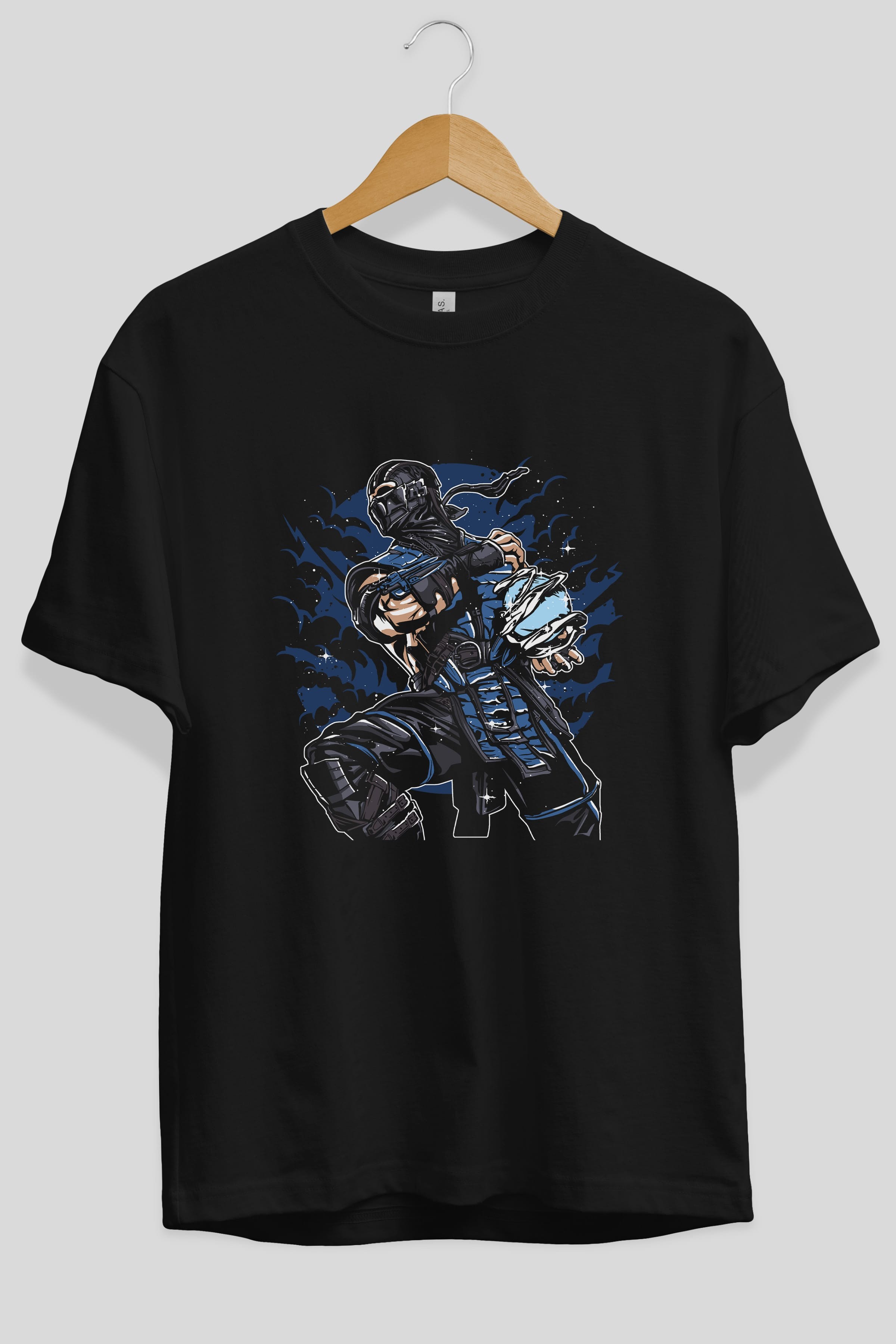 Sub Zero Ön Baskılı Oversize t-shirt Erkek Kadın Unisex %100 Pamuk tişort