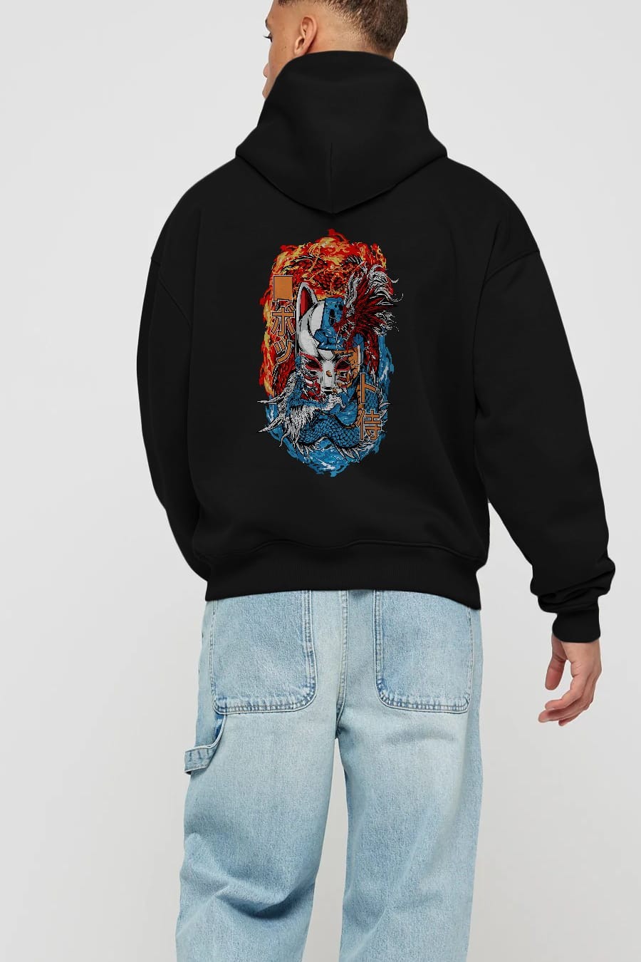 ONE PIECE (7) Anime Arka Baskılı Hoodie Oversize Kapüşonlu Sweatshirt Erkek Kadın Unisex