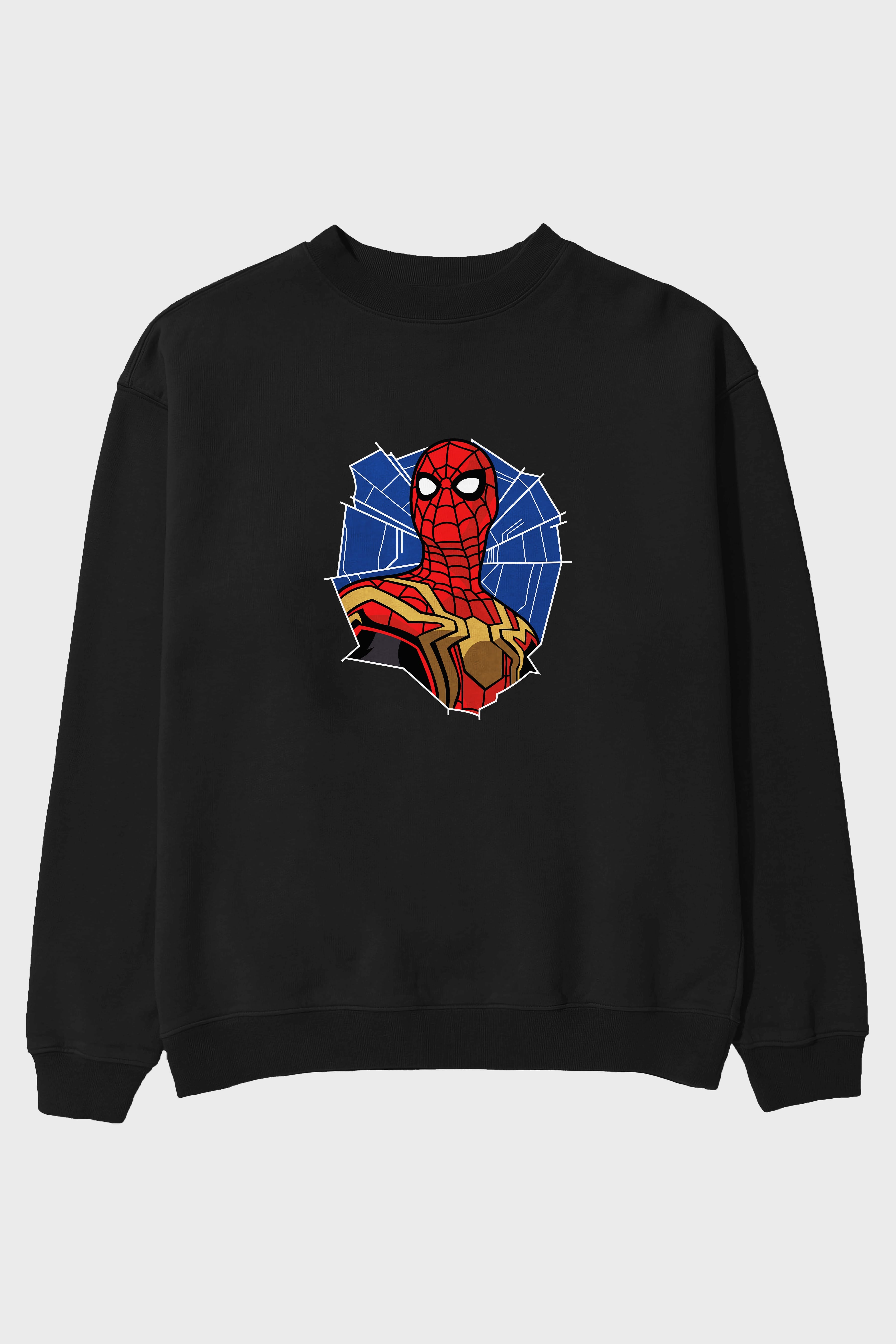 Spiderman (29) Ön Baskılı Oversize Sweatshirt Erkek Kadın Unisex