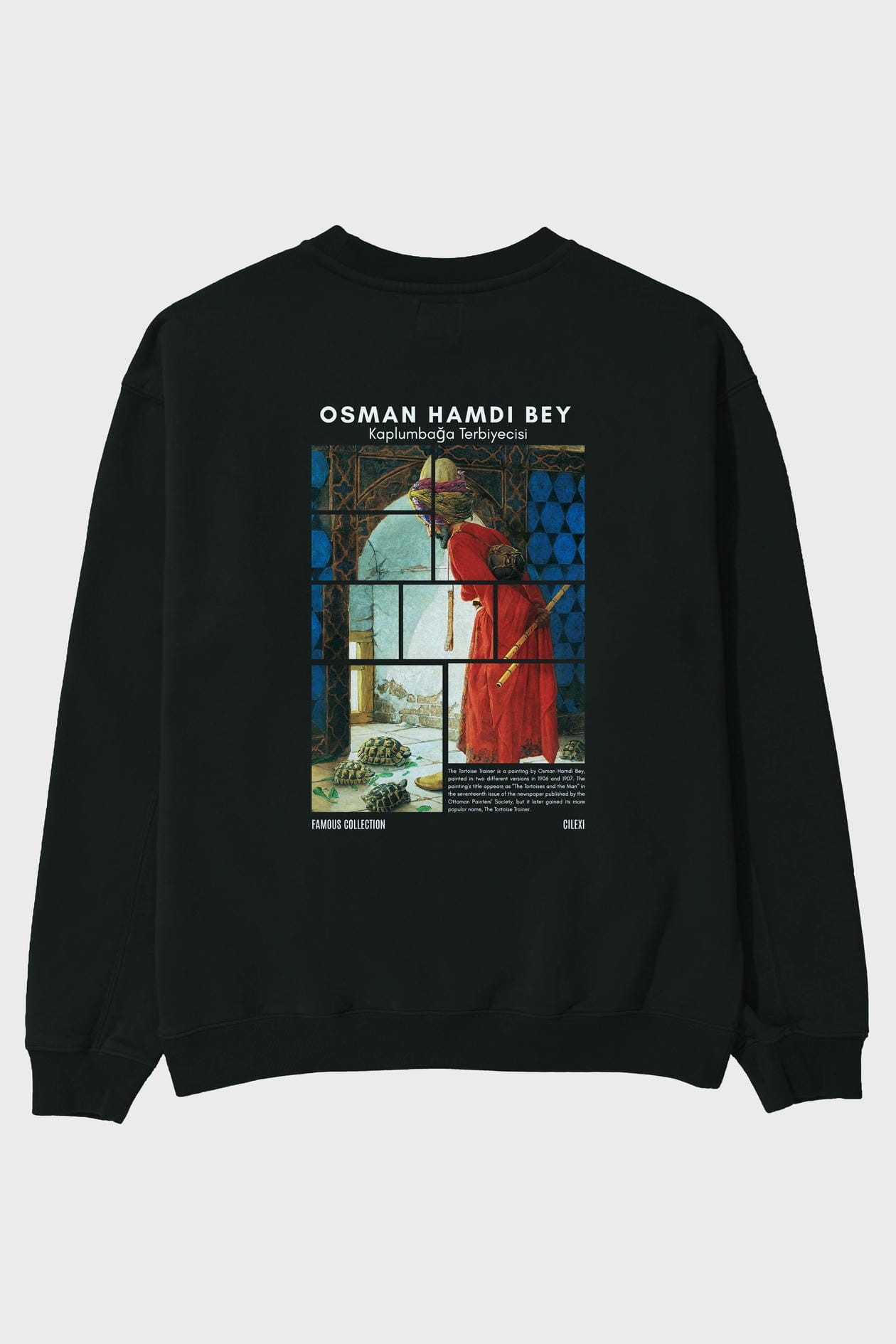 Osman Hamdi Bey Arka Baskılı Oversize Sweatshirt Erkek Kadın Unisex