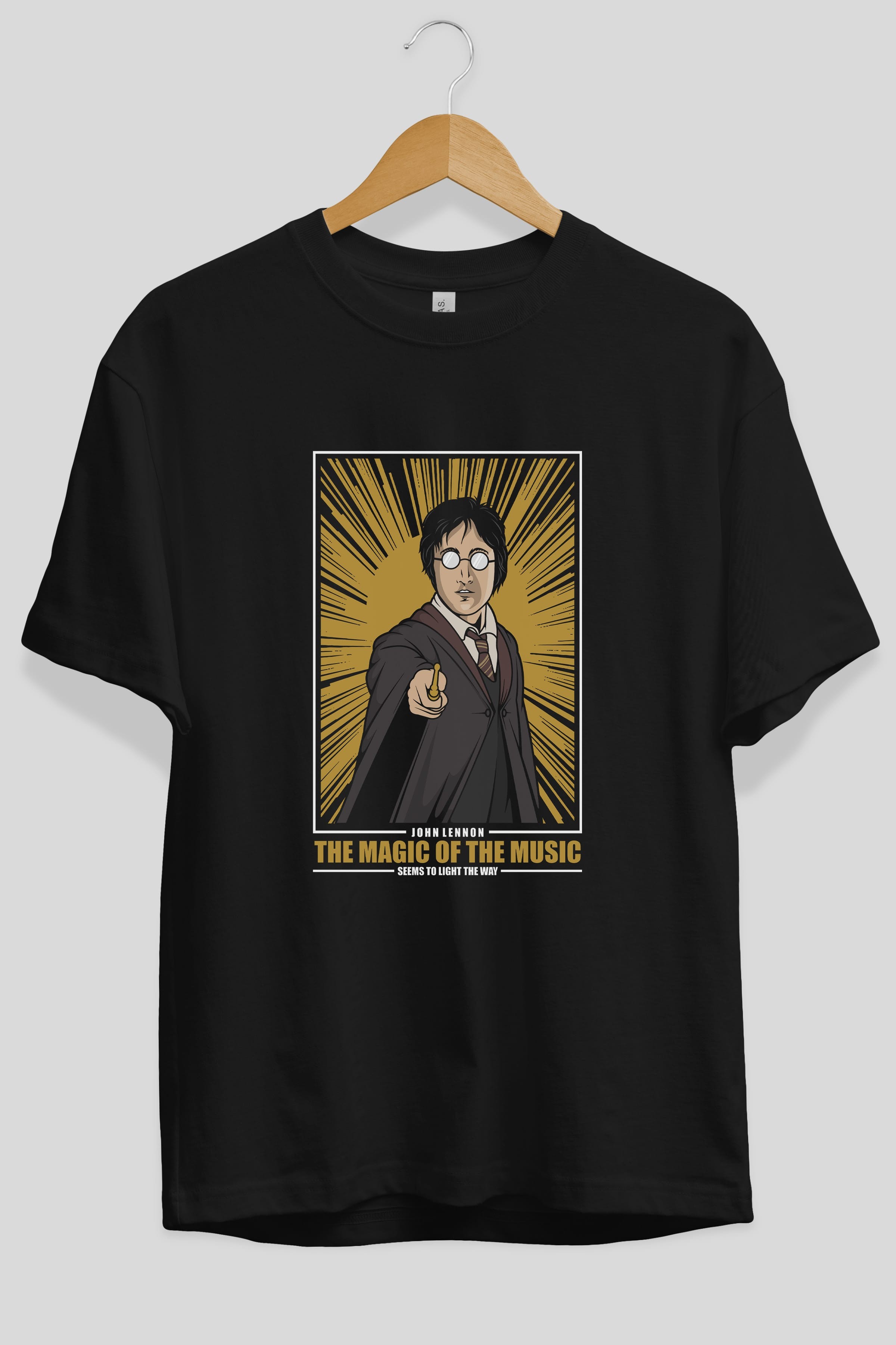 John Potter Ön Baskılı Oversize t-shirt Erkek Kadın Unisex %100 Pamuk tişort