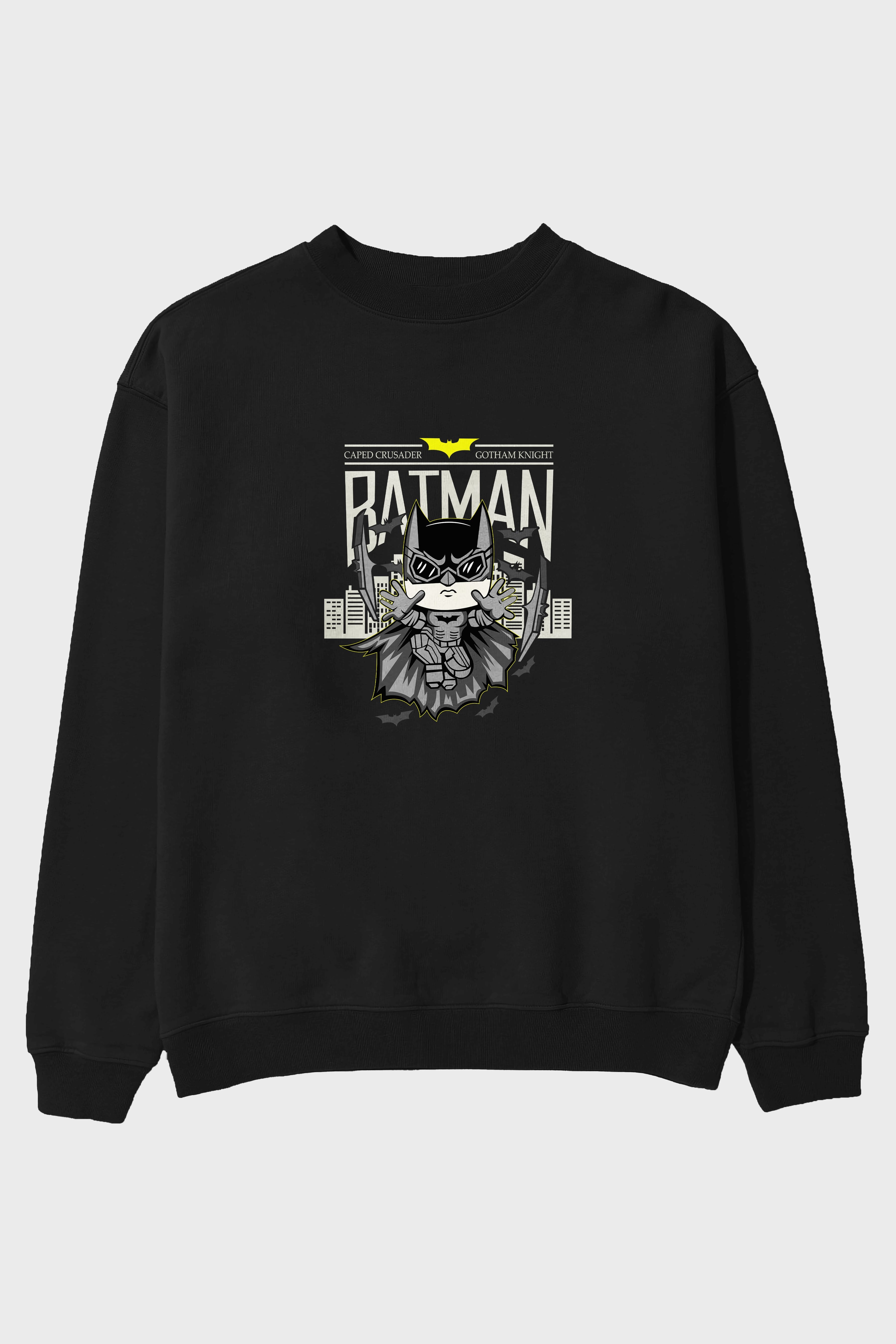 Batman (25) Ön Baskılı Oversize Sweatshirt Erkek Kadın Unisex