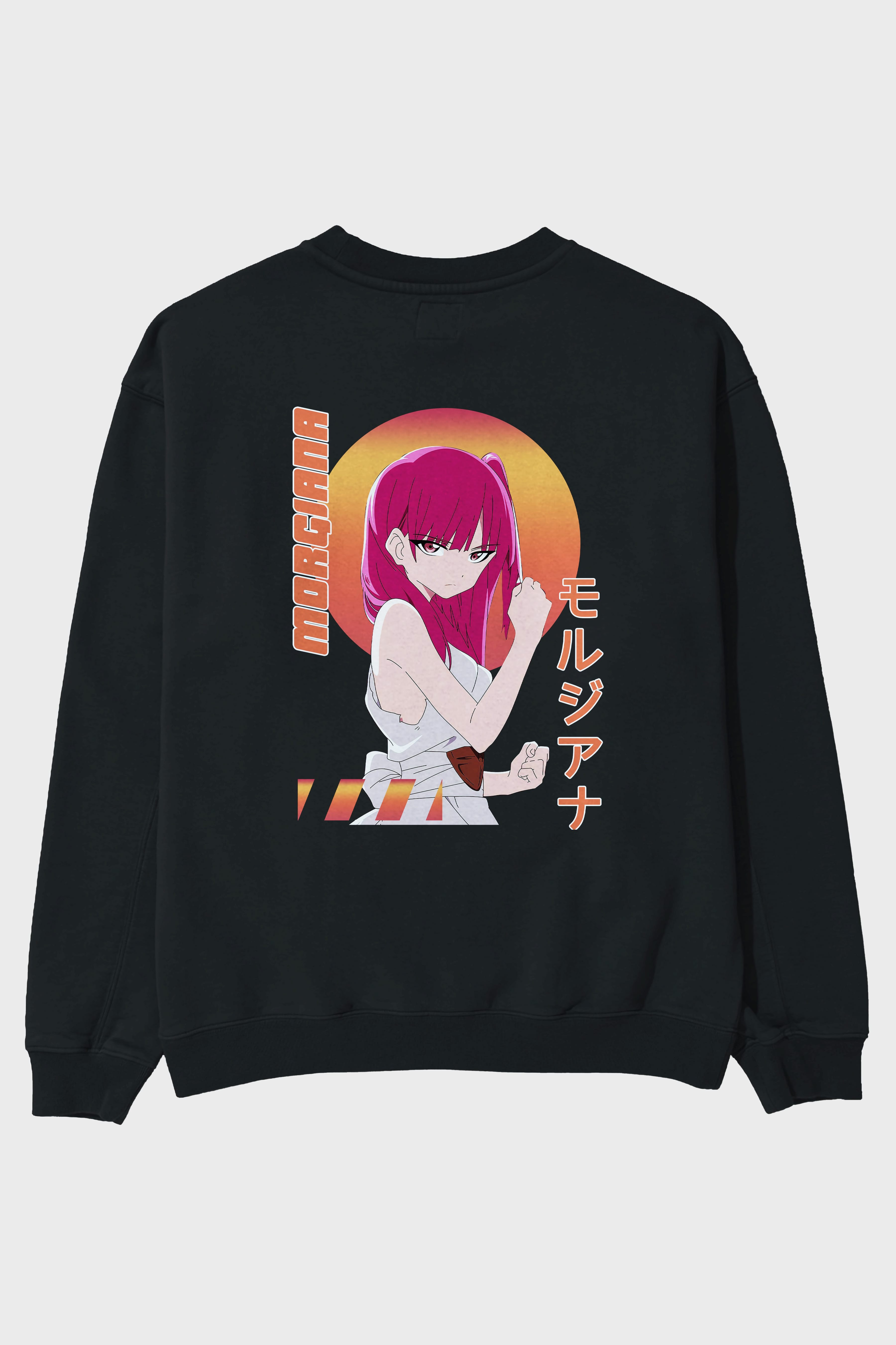 Morgiana 5 Anime Arka Baskılı Oversize Sweatshirt Erkek Kadın Unisex