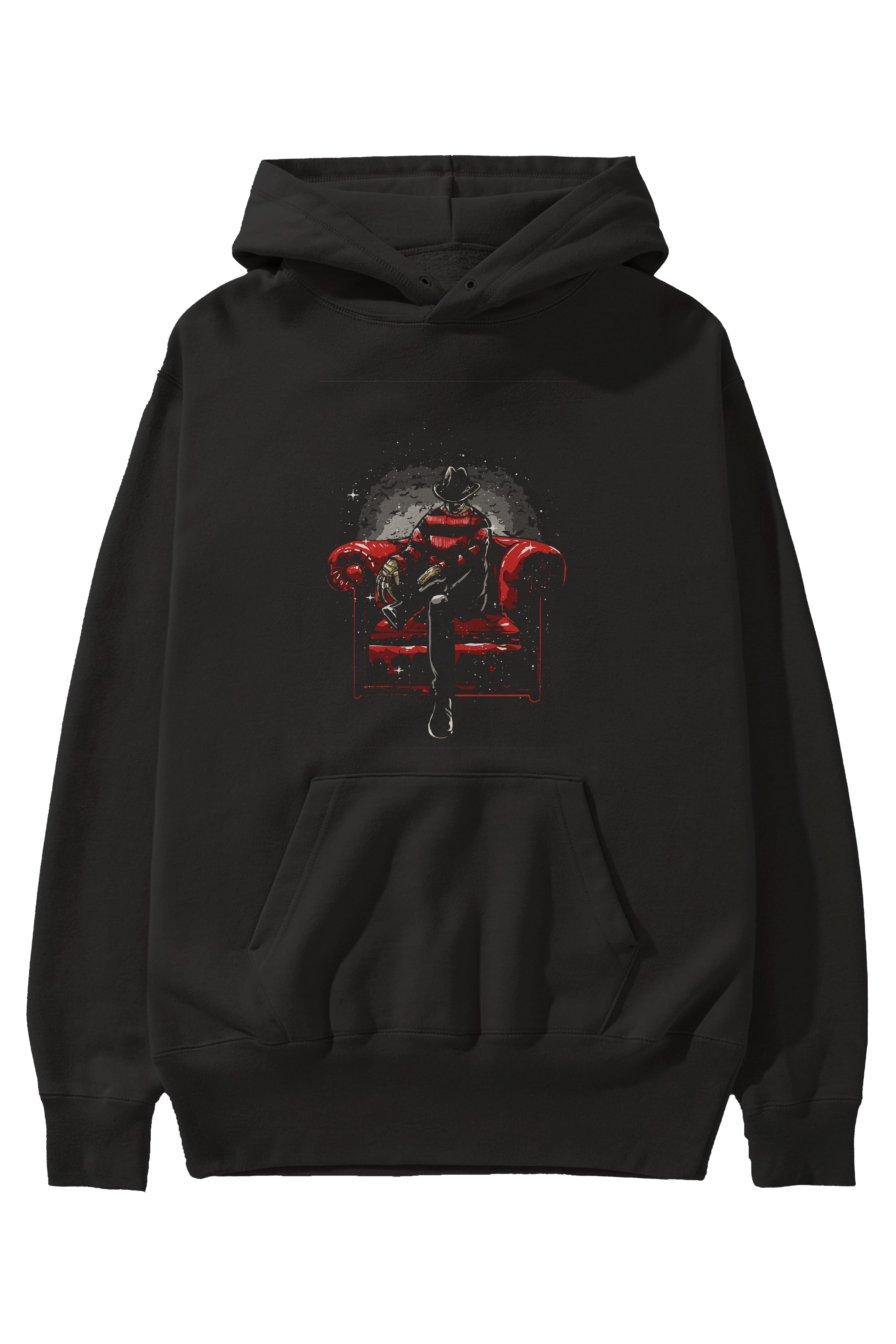 Nightmare Side Ön Baskılı Hoodie Oversize Kapüşonlu Sweatshirt Erkek Kadın Unisex