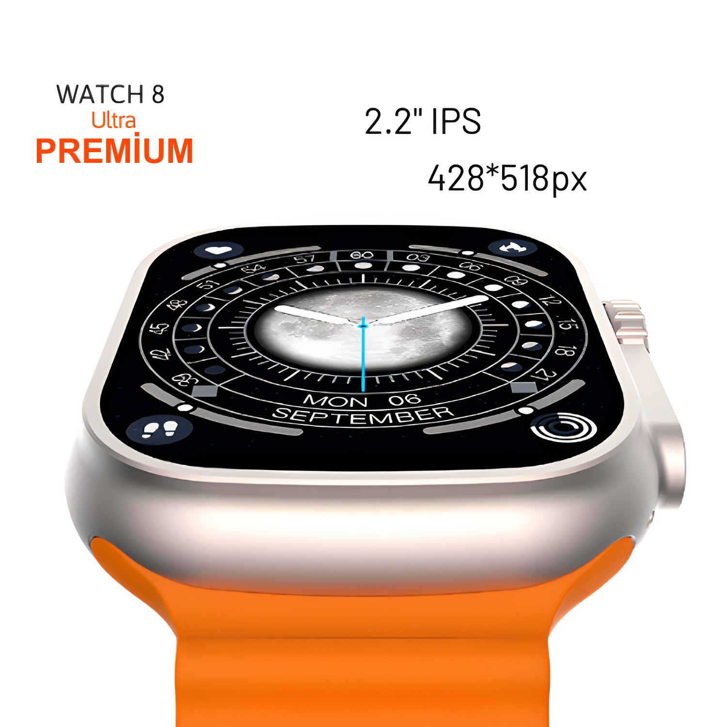 Watch 8 Ultra Premium + Alpine Kordon Hediyeli