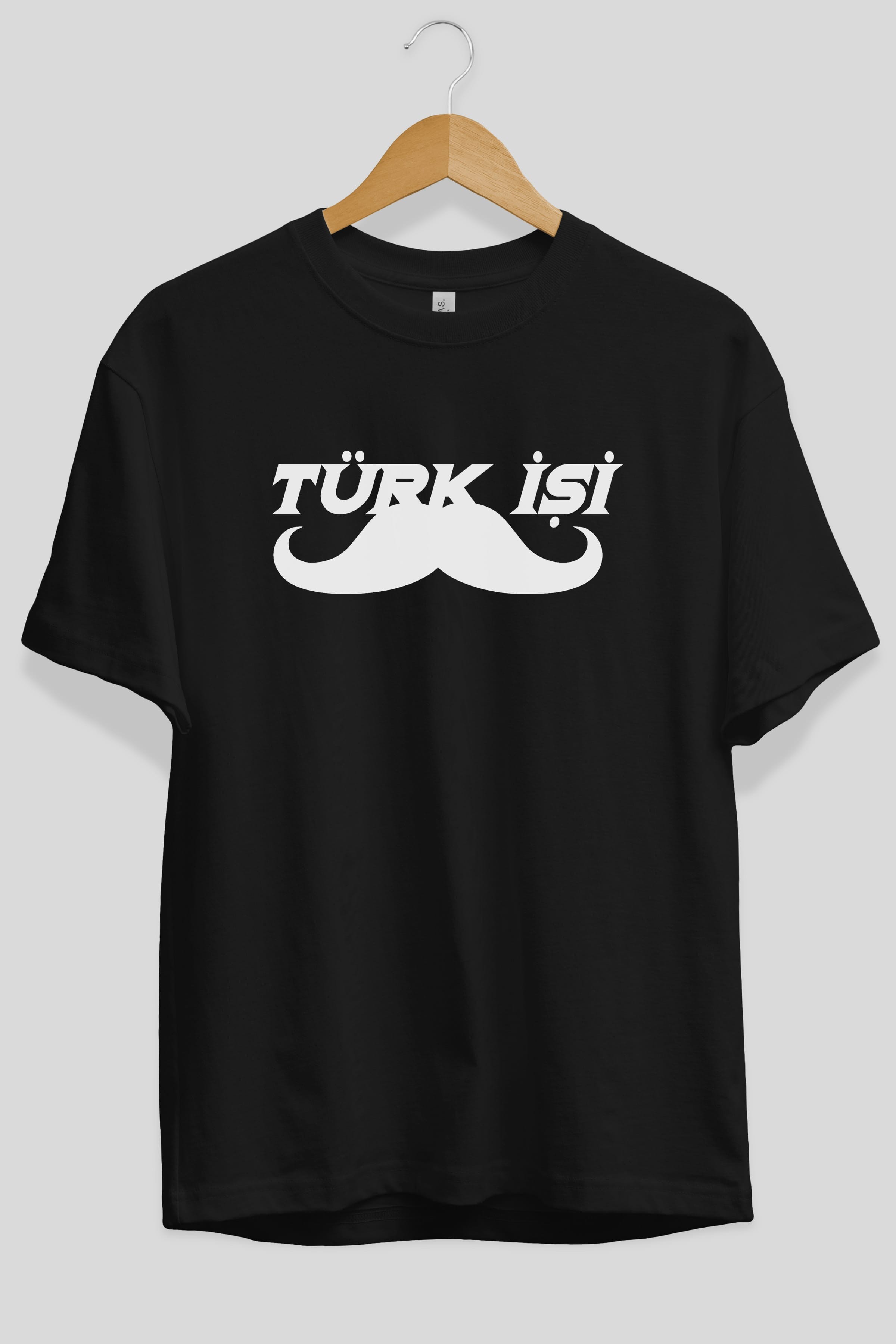 Türk İşi Ön Baskılı Oversize t-shirt %100 pamuk Erkek Kadın Unisex