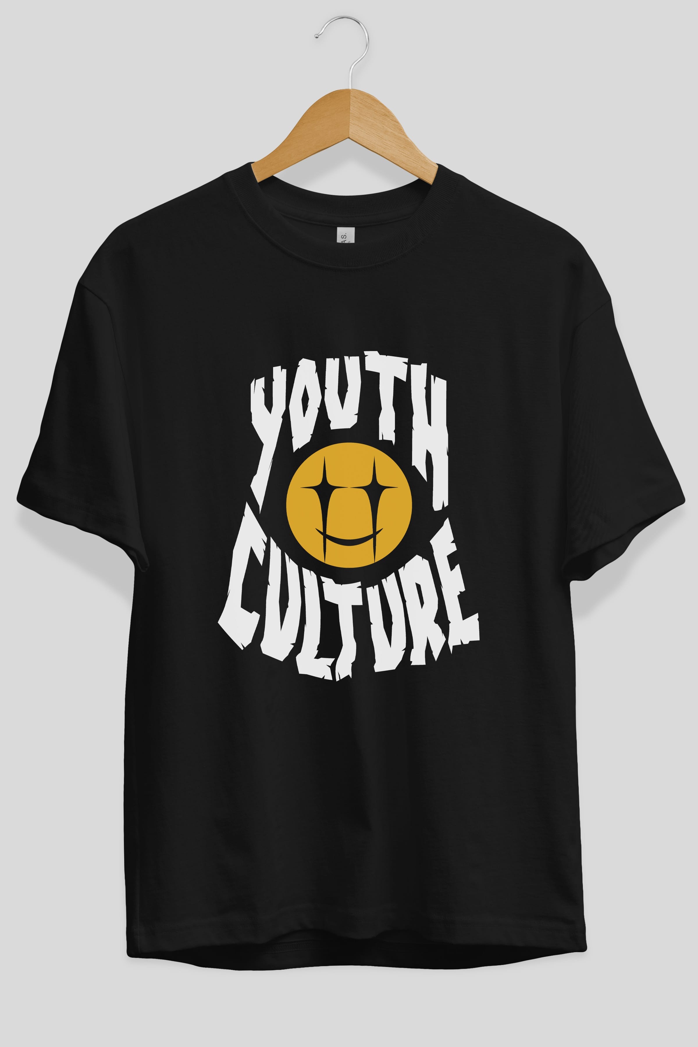 Youth Culture Ön Baskılı Oversize t-shirt Erkek Kadın Unisex