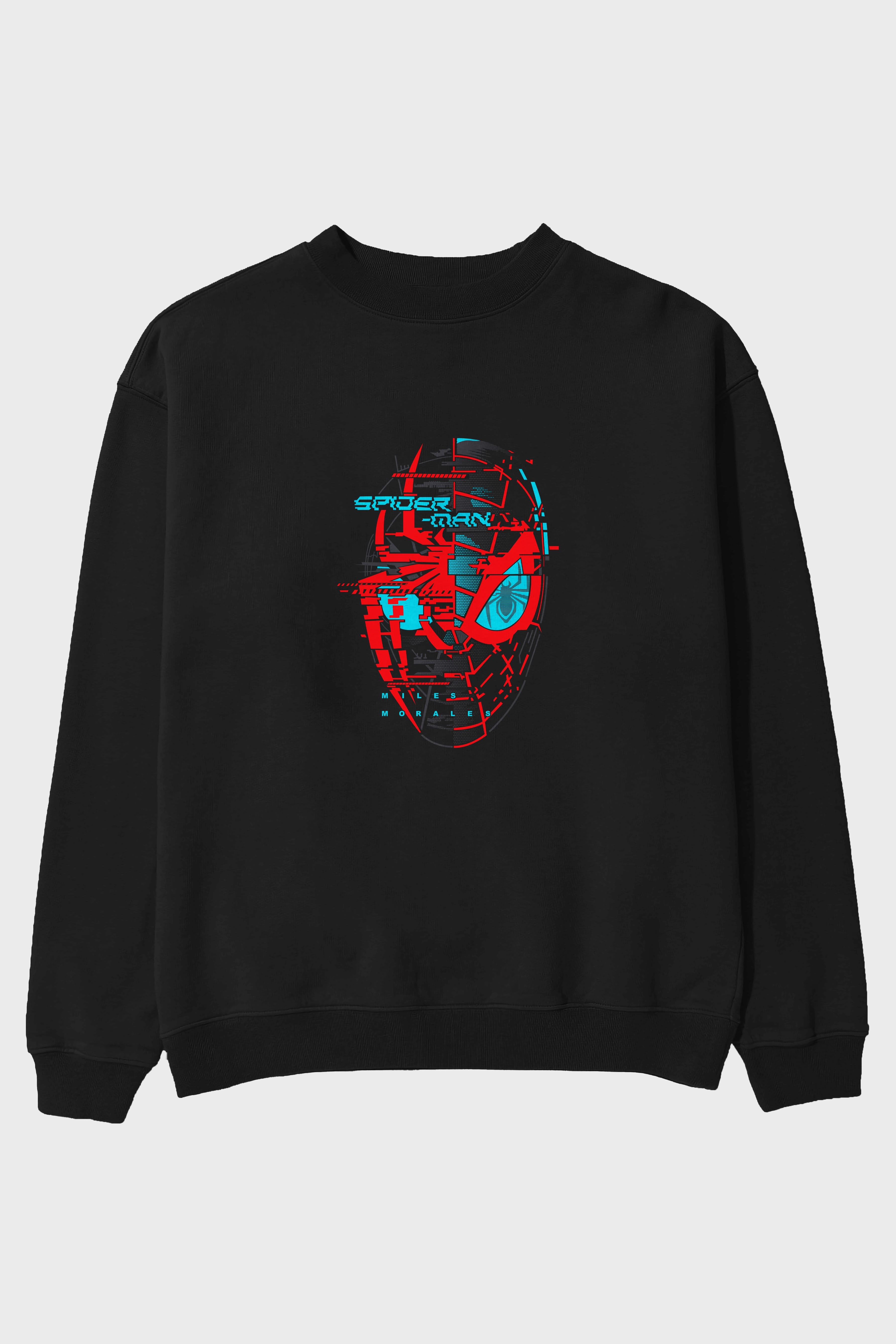 Spiderman (21) Ön Baskılı Oversize Sweatshirt Erkek Kadın Unisex