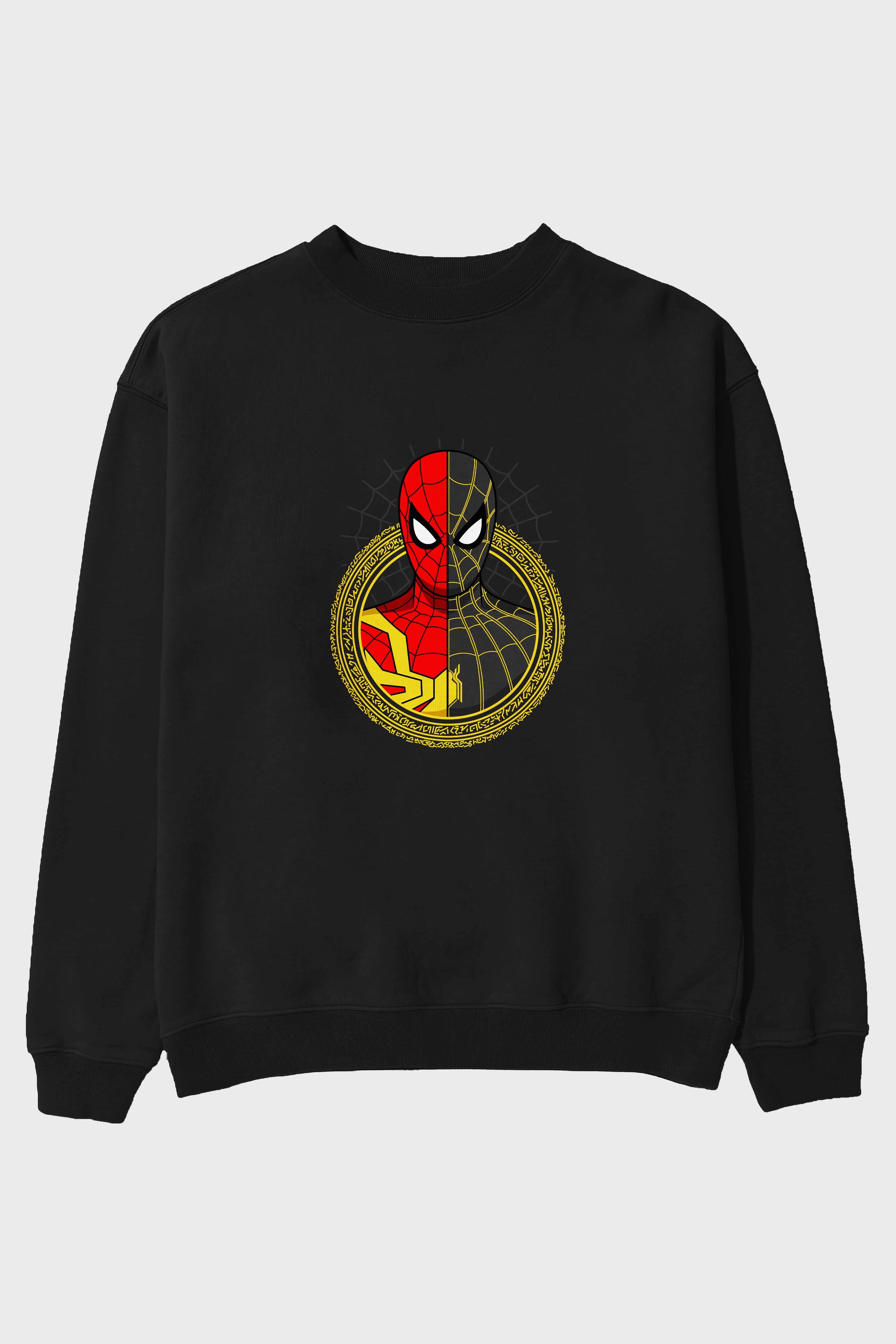 Spiderman (28) Ön Baskılı Oversize Sweatshirt Erkek Kadın Unisex