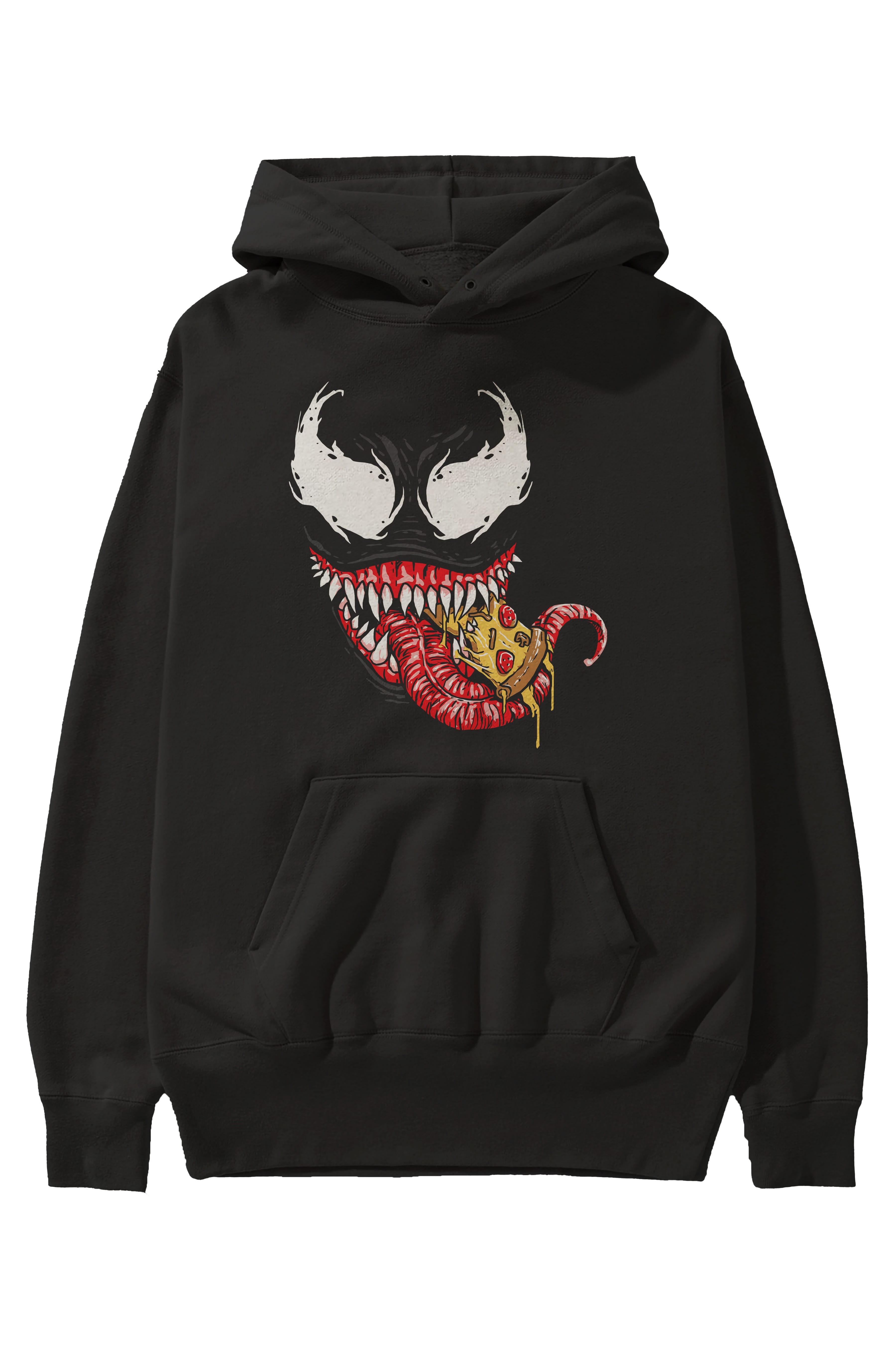 Venom (1) Ön Baskılı Hoodie Oversize Kapüşonlu Sweatshirt Erkek Kadın Unisex