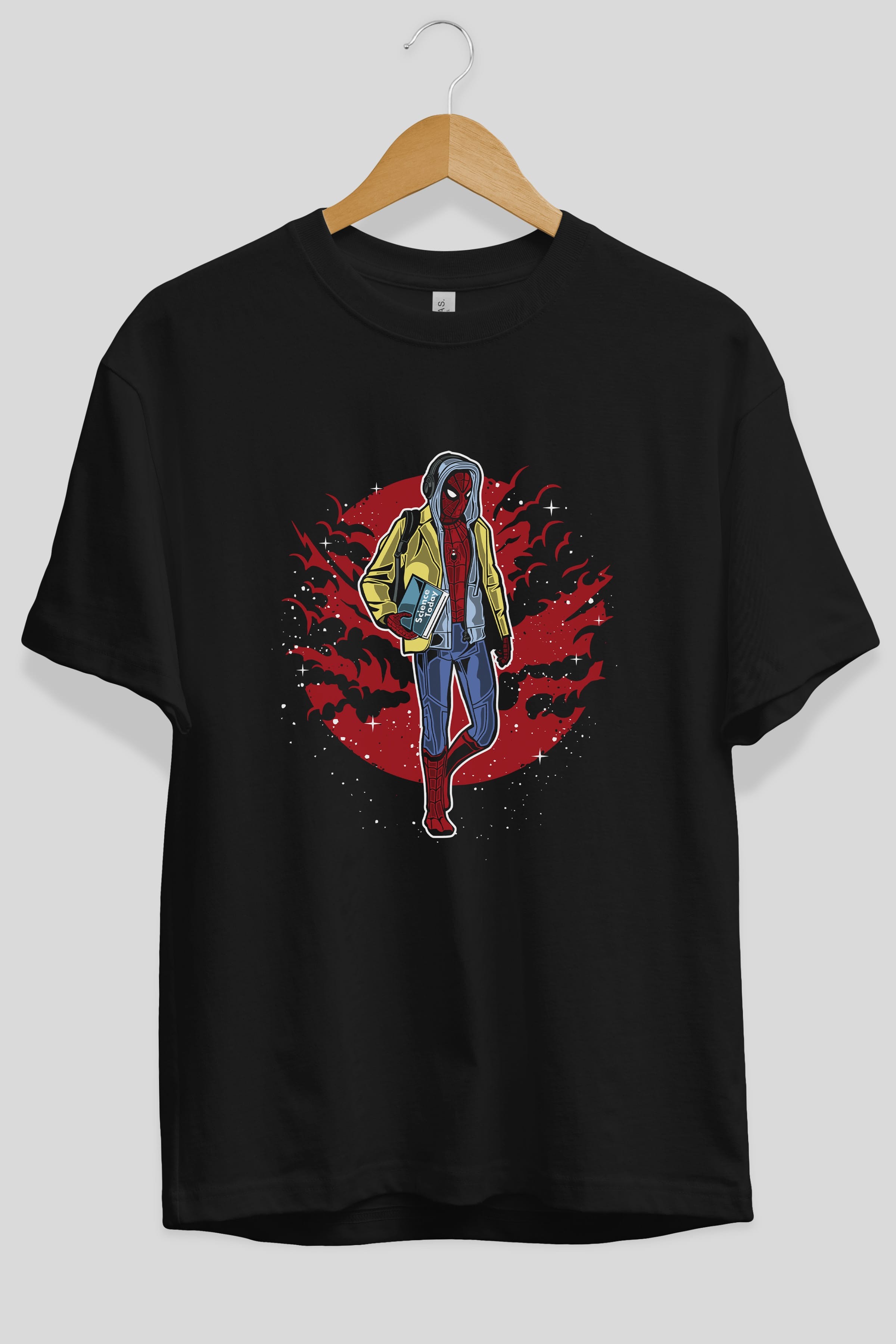 SPIDERMAN Ön Baskılı Oversize t-shirt Erkek Kadın Unisex %100 Pamuk tişort