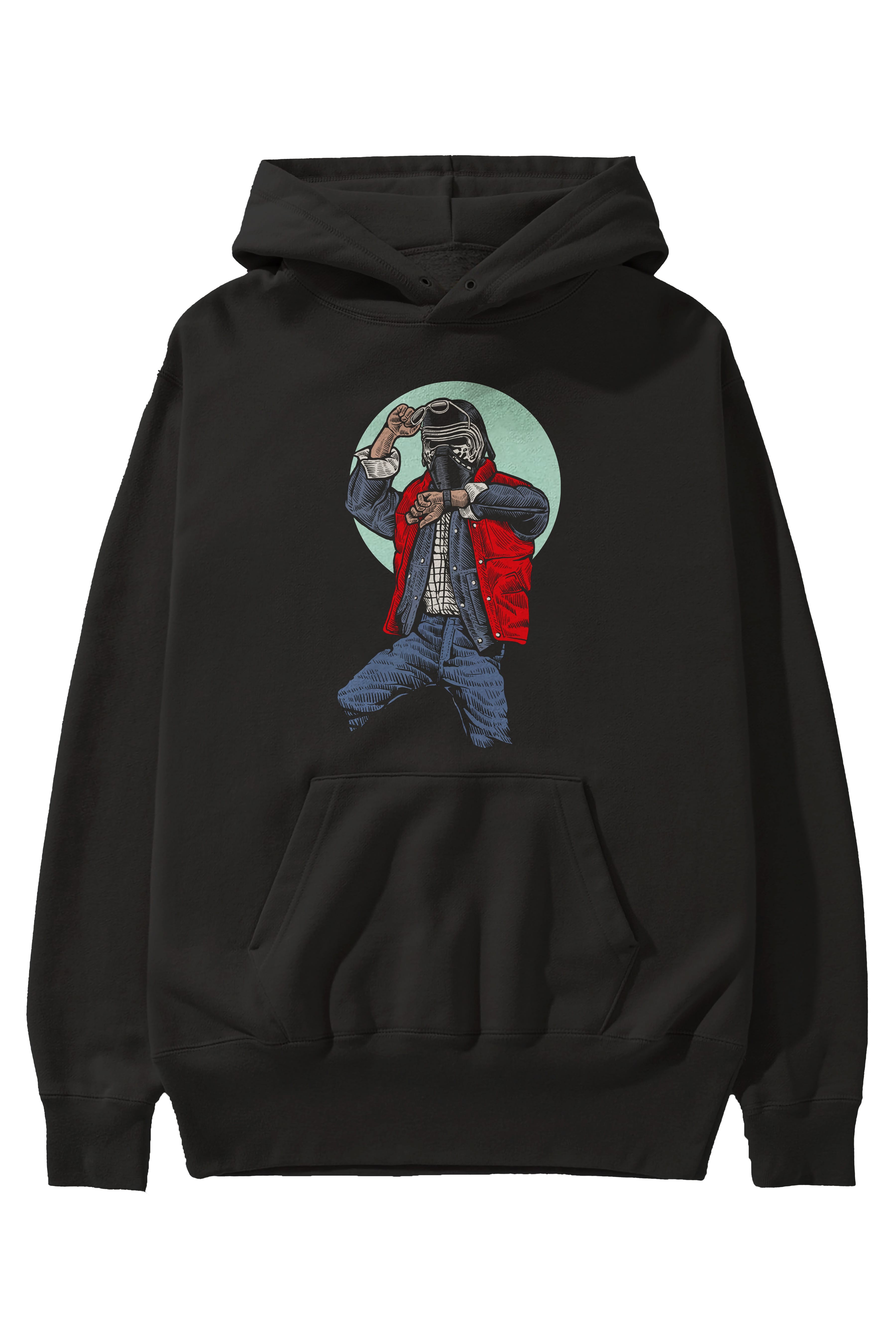 Kylo Mcfly Ön Baskılı Hoodie Oversize Kapüşonlu Sweatshirt Erkek Kadın Unisex