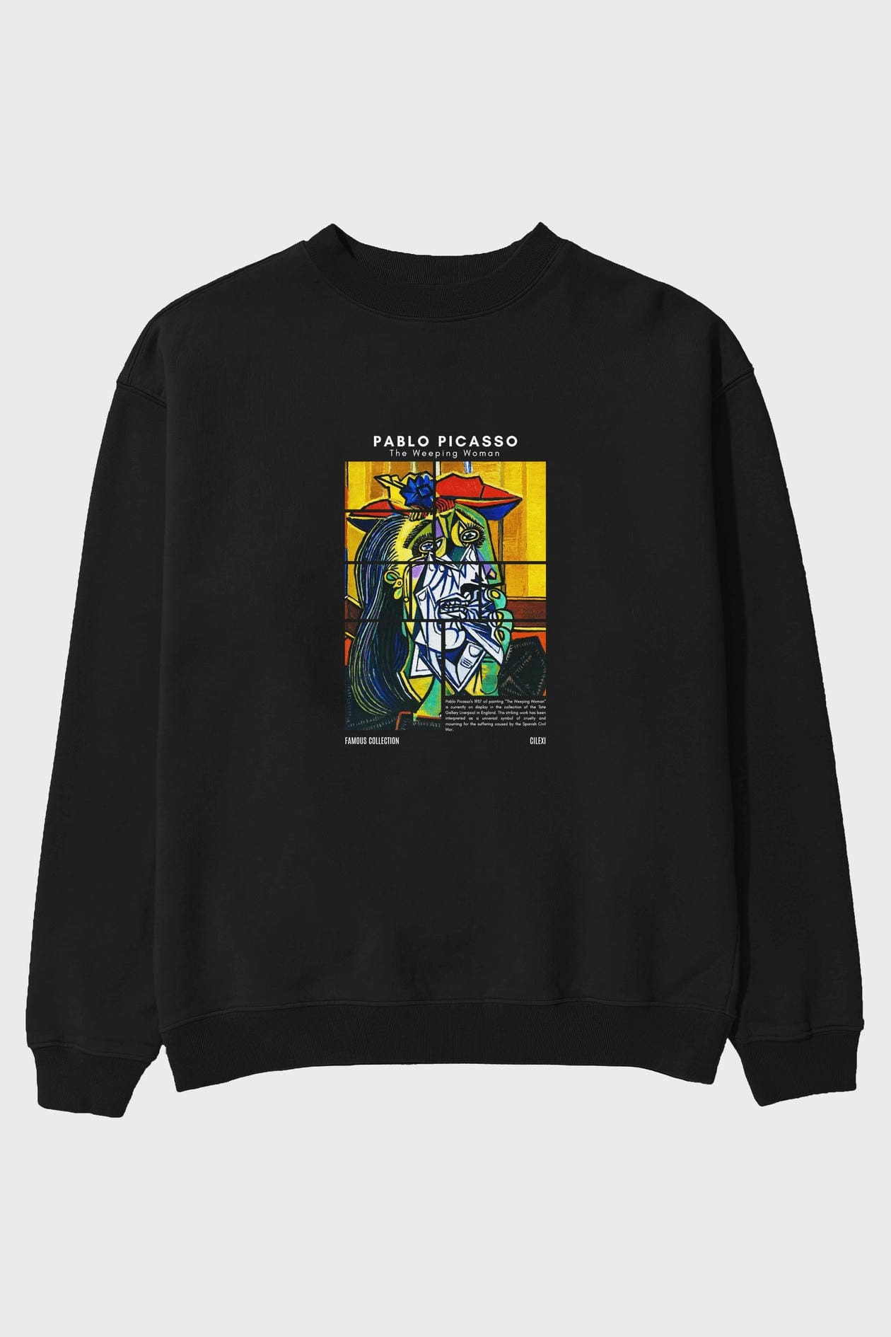Pablo Picasso ön Baskılı Oversize Sweatshirt Erkek Kadın Unisex