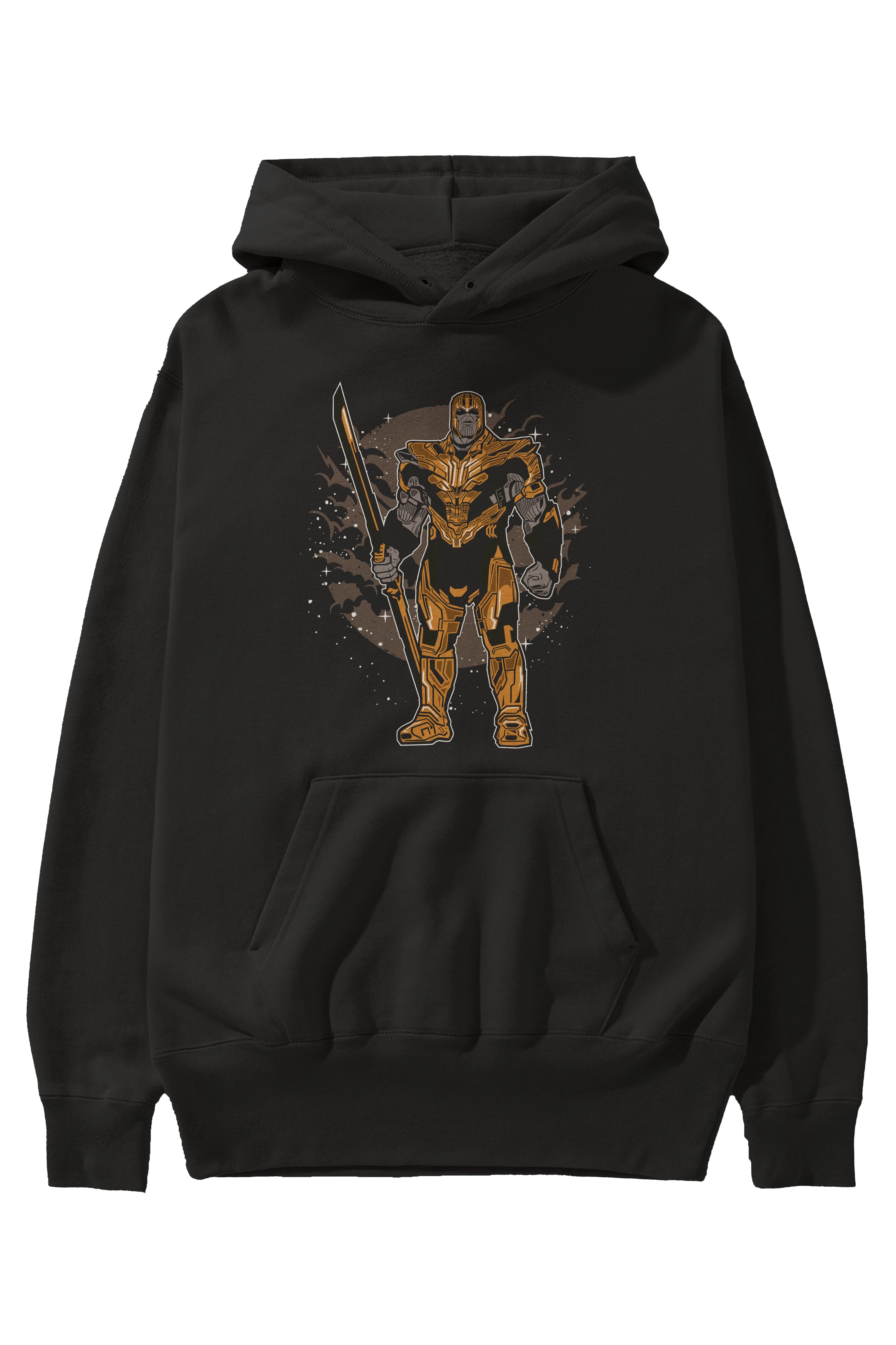 Thanos Ön Baskılı Hoodie Oversize Kapüşonlu Sweatshirt Erkek Kadın Unisex