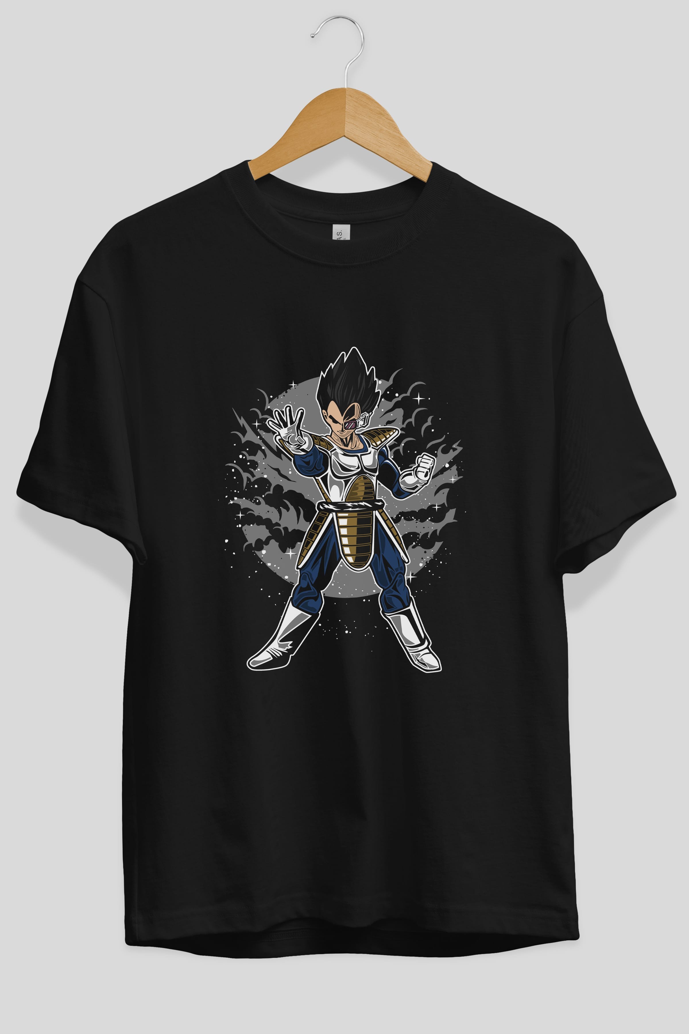 VEGETA Ön Baskılı Oversize t-shirt Erkek Kadın Unisex %100 Pamuk tişort