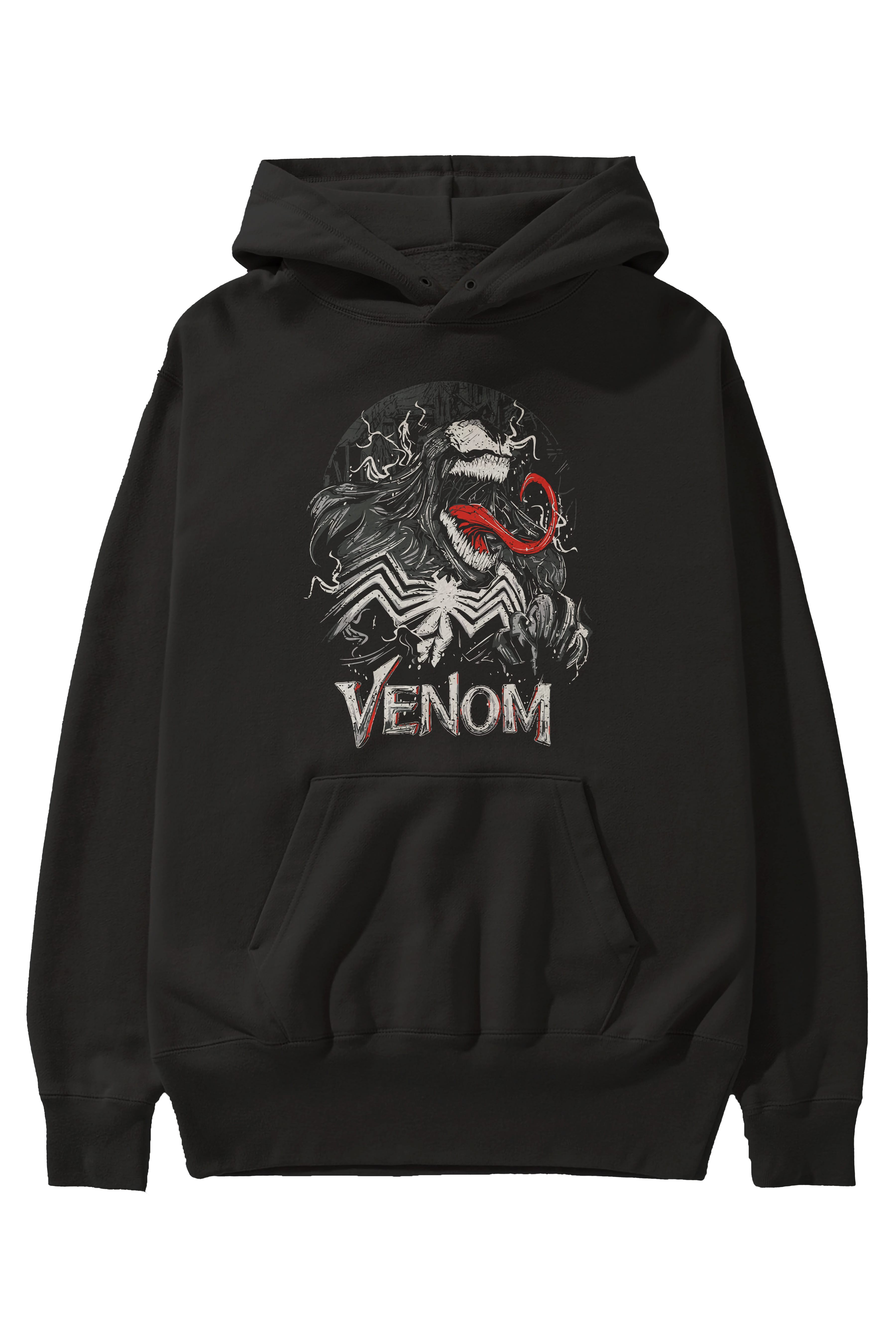 Venom (13) Ön Baskılı Hoodie Oversize Kapüşonlu Sweatshirt Erkek Kadın Unisex