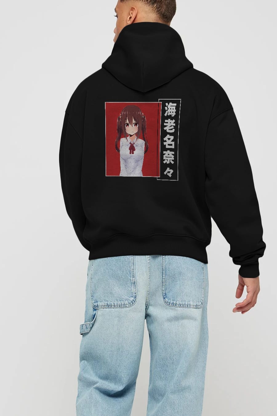 Nana Ebina 1 Anime Arka Baskılı Hoodie Oversize Kapüşonlu Sweatshirt Erkek Kadın Unisex