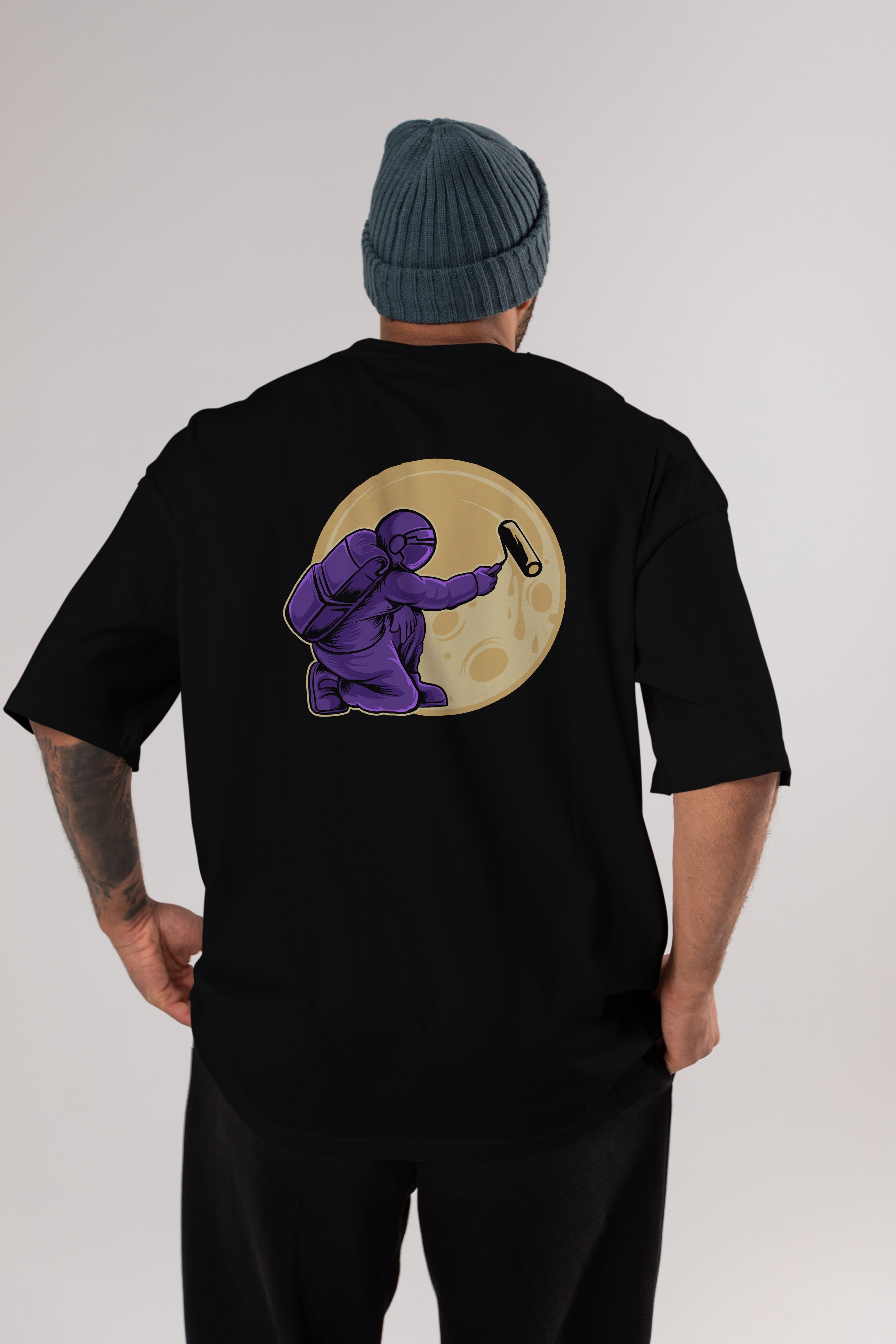 Astropaint Arka Baskılı Oversize t-shirt Erkek Kadın Unisex